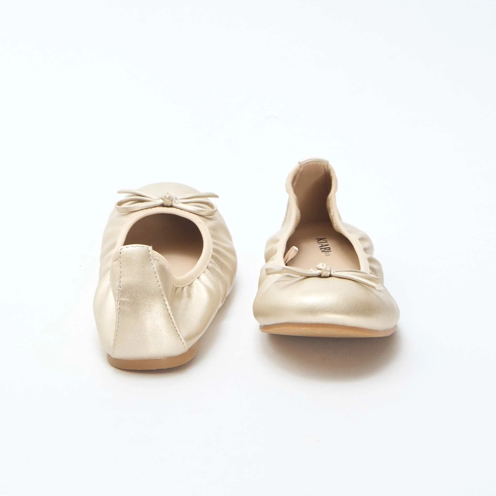Plain Ballet Flats YELLOW - Image 3