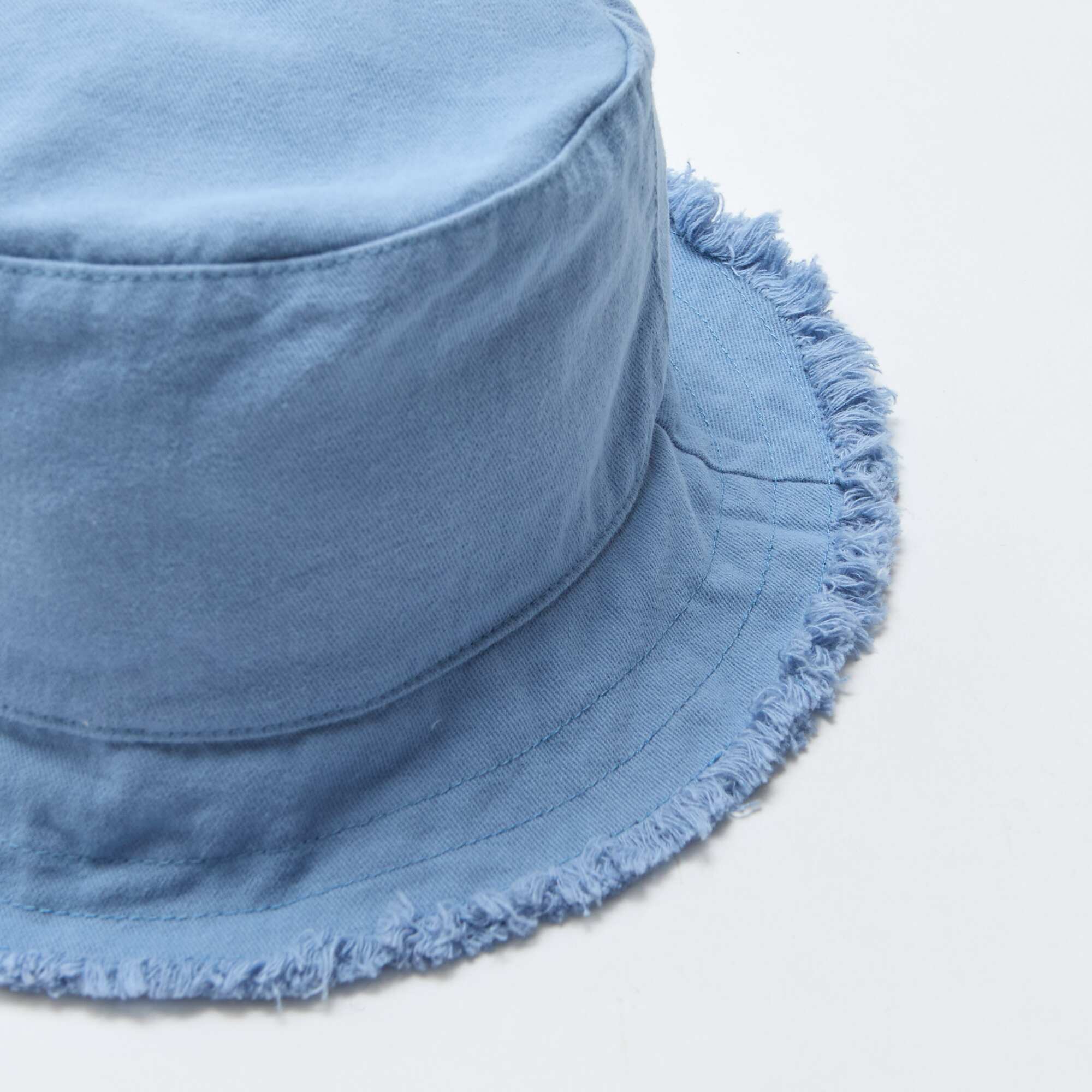 Plain Bucket Hat BLUE - Image 2