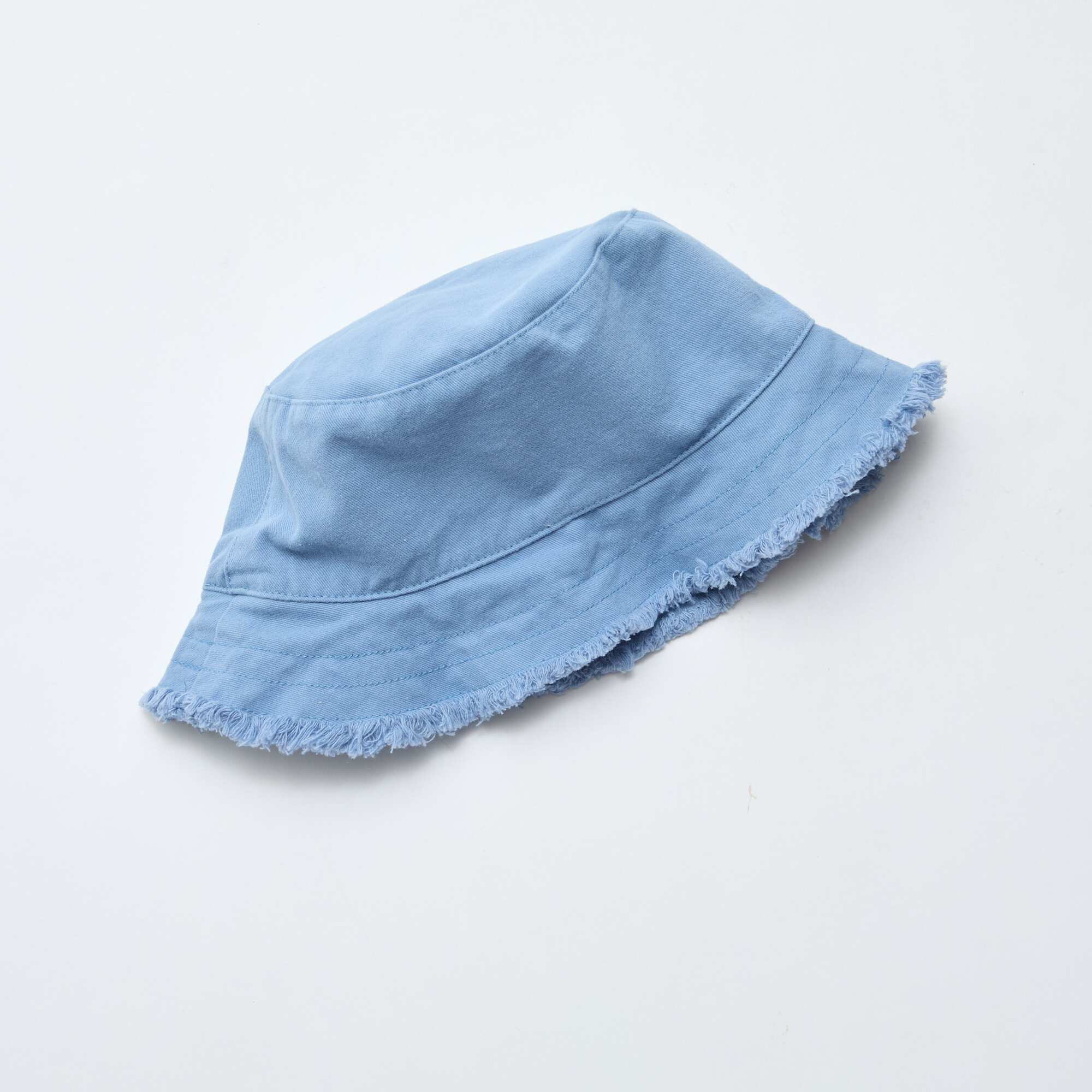Plain Bucket Hat BLUE - Image 3