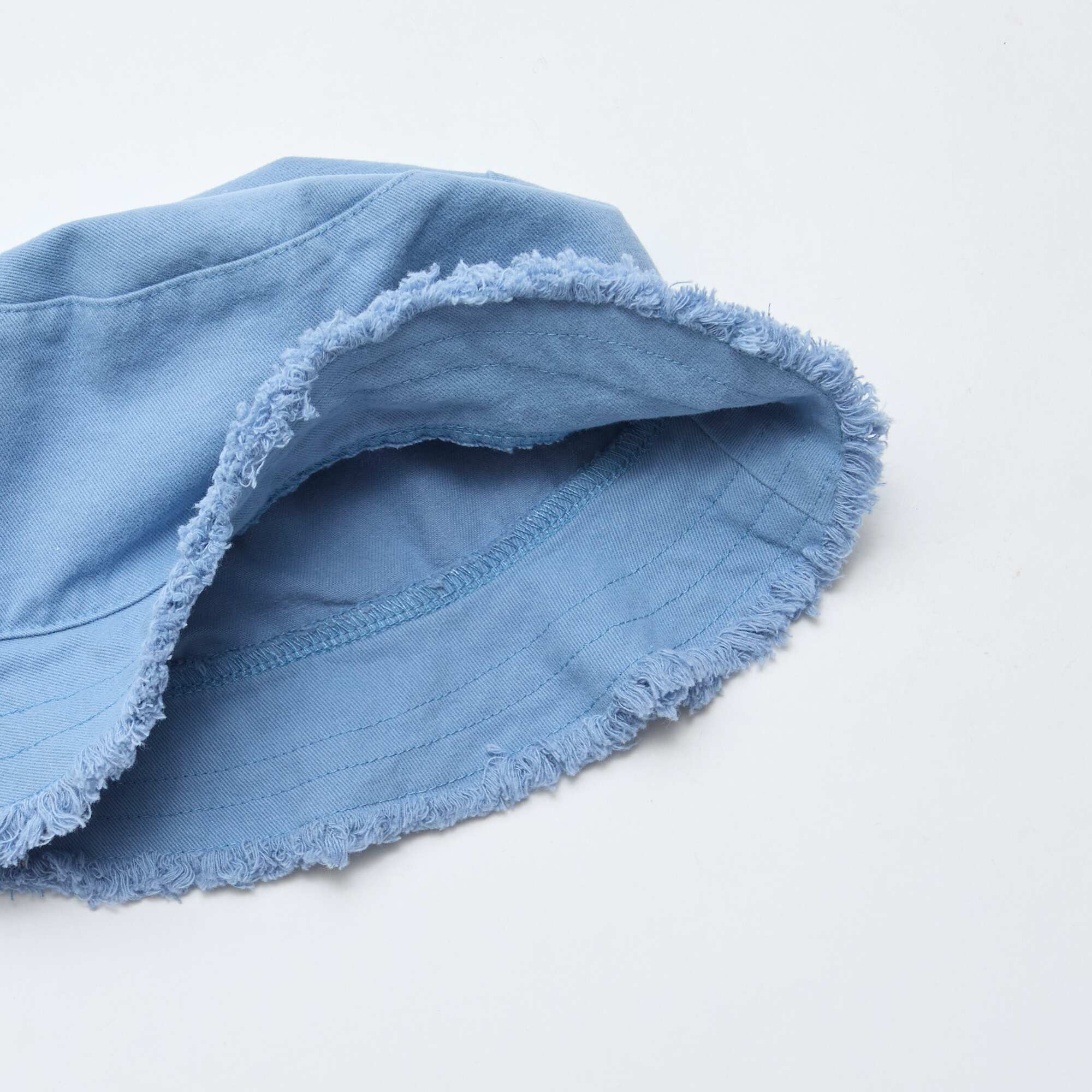 Plain Bucket Hat BLUE - Image 4