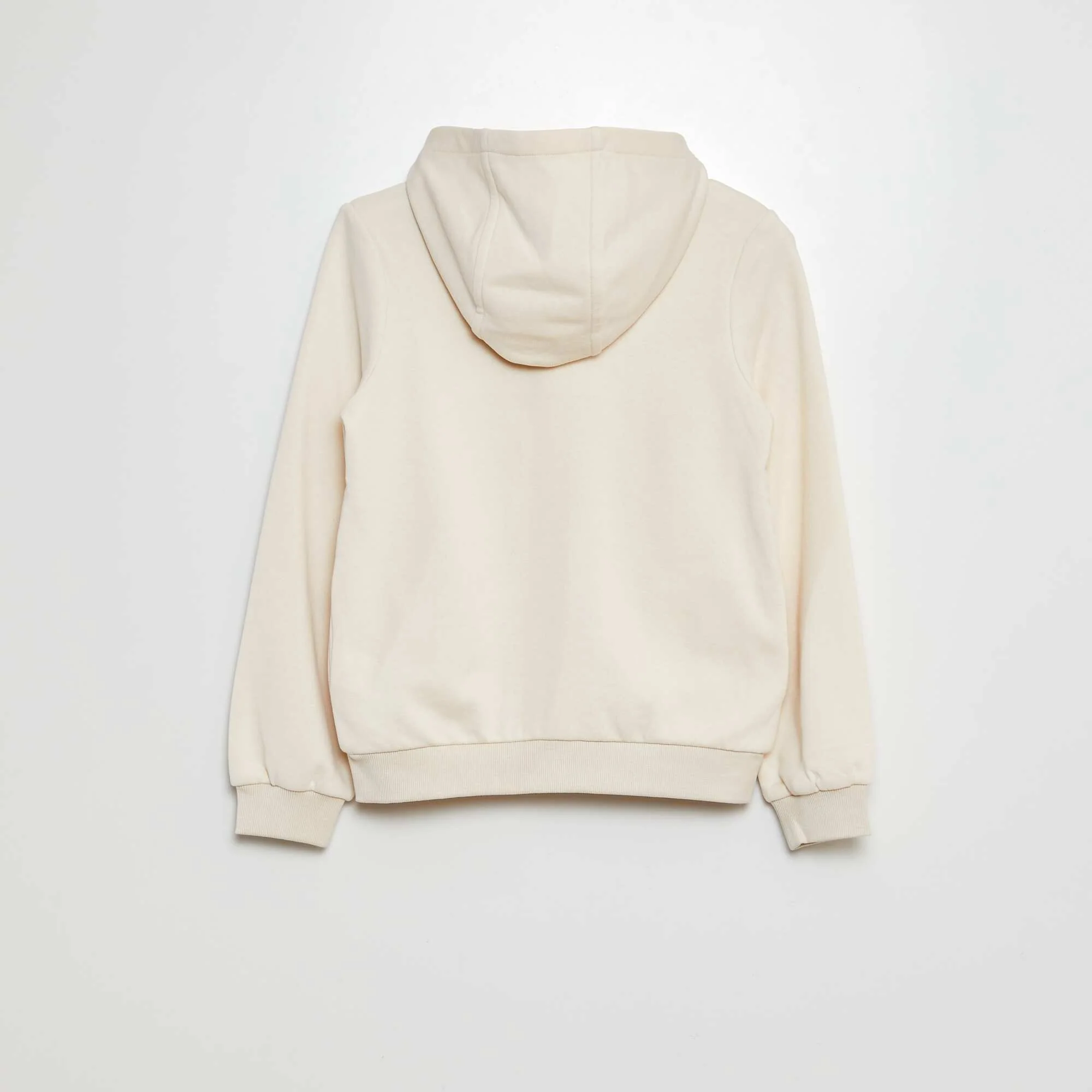 Plain hoodie WHITE - Image 2