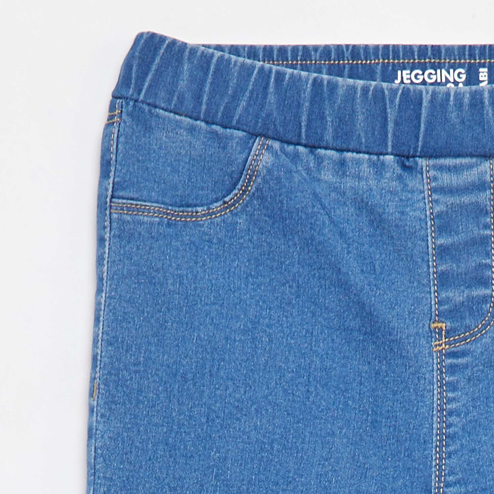 Plain jeggings BLUE - Image 3