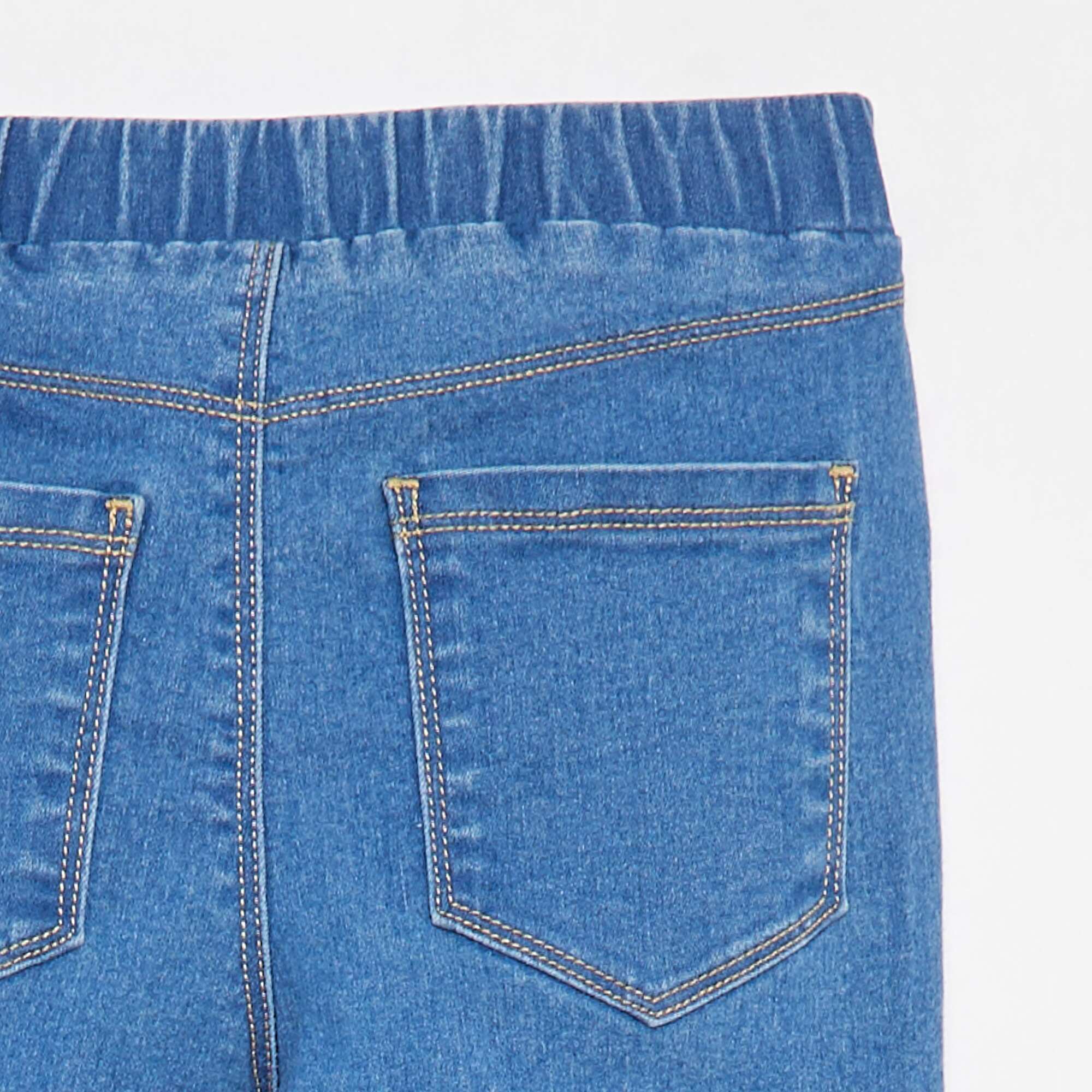 Plain jeggings BLUE - Image 4