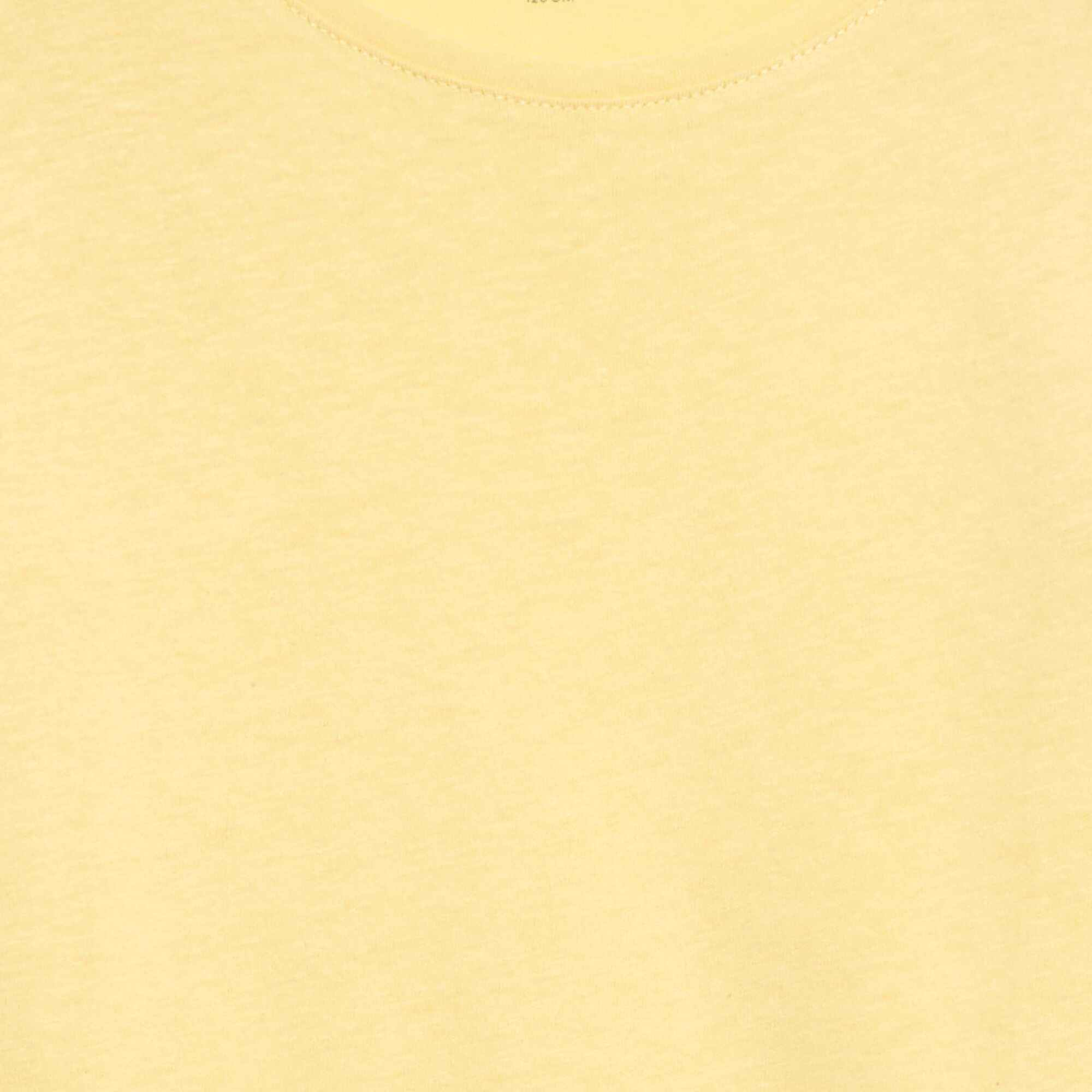 Plain jersey T-shirt YELLOW - Image 2