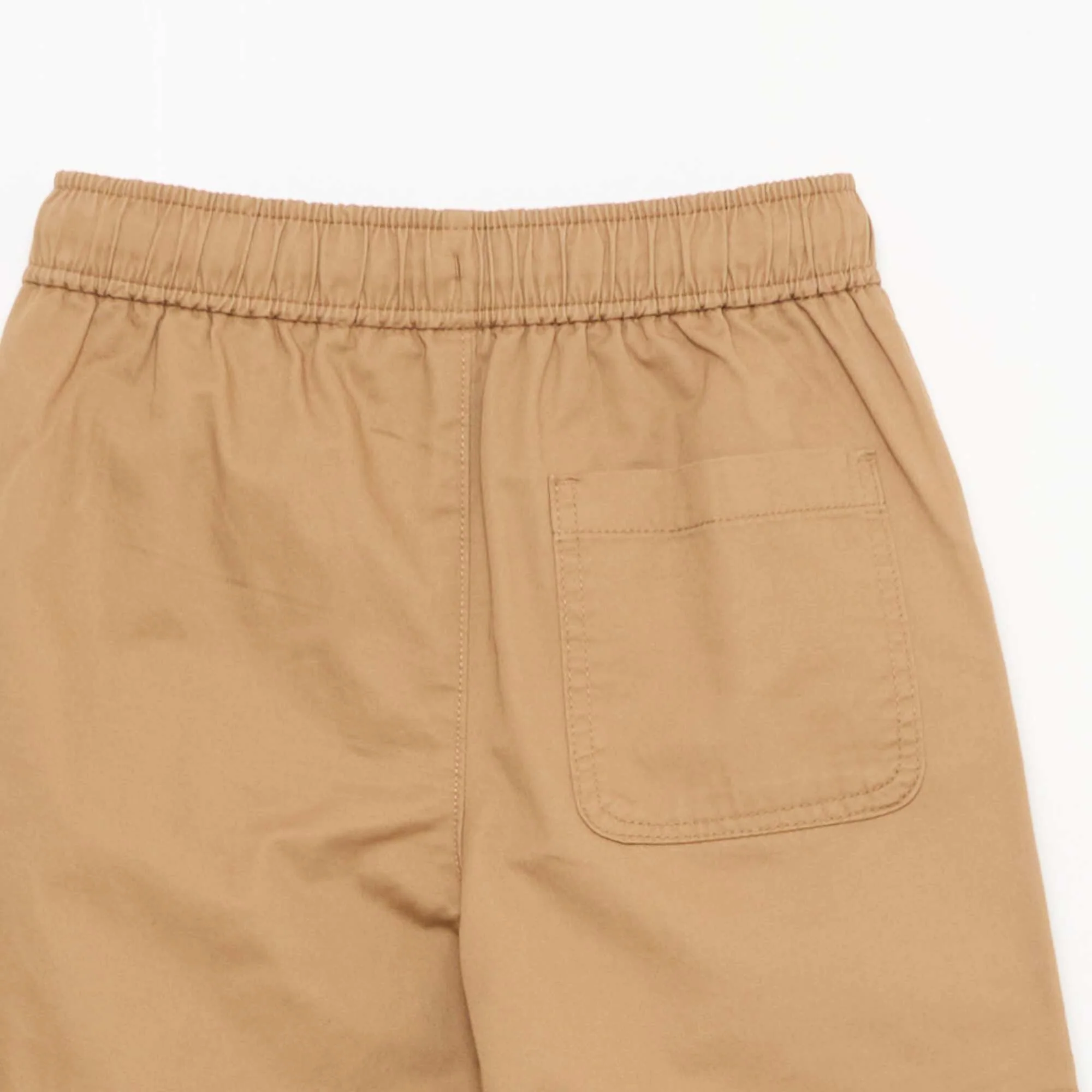 Plain Joggers with Cuffed Hems BEIGE - Image 5