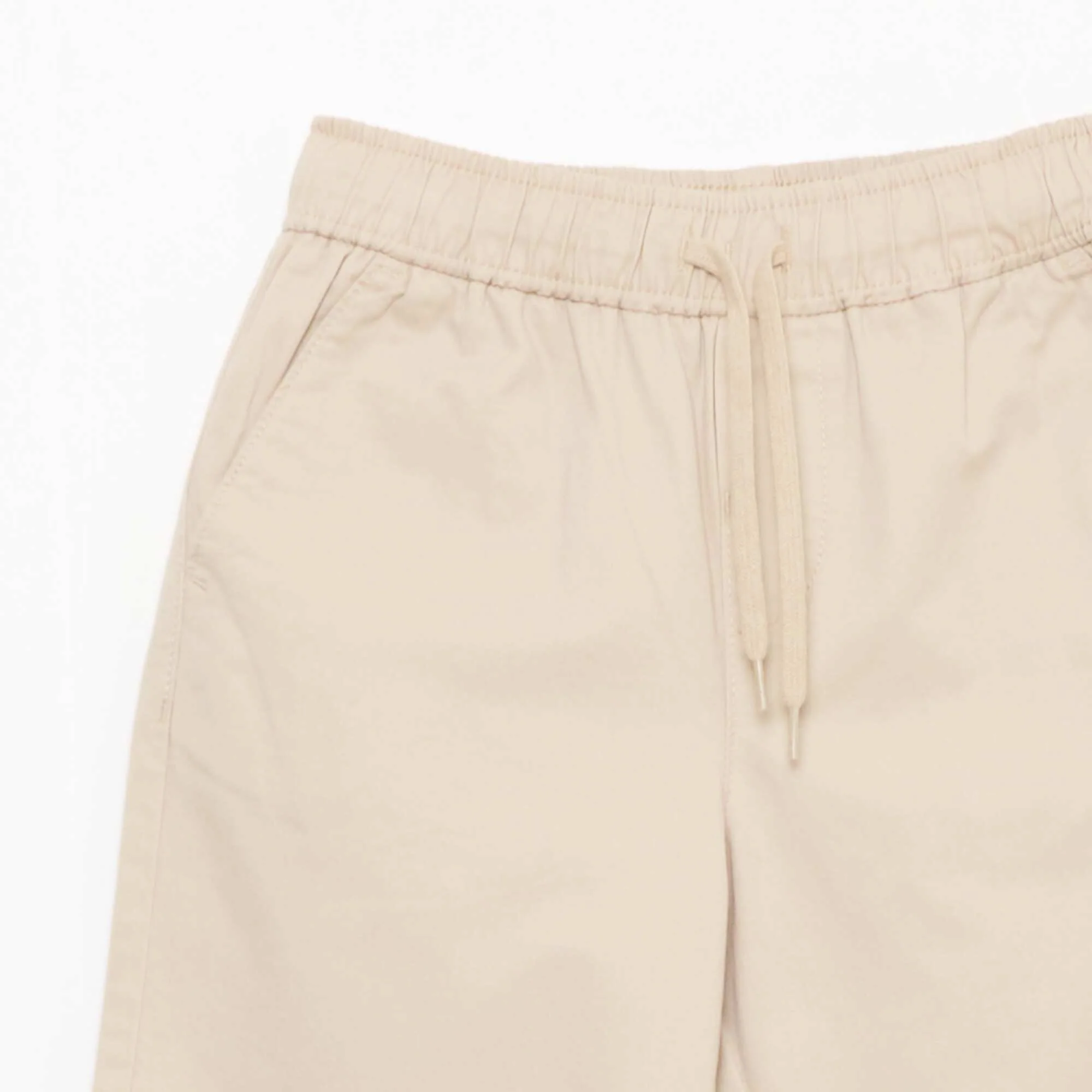 Plain Joggers with Cuffed Hems BEIGE - Image 3