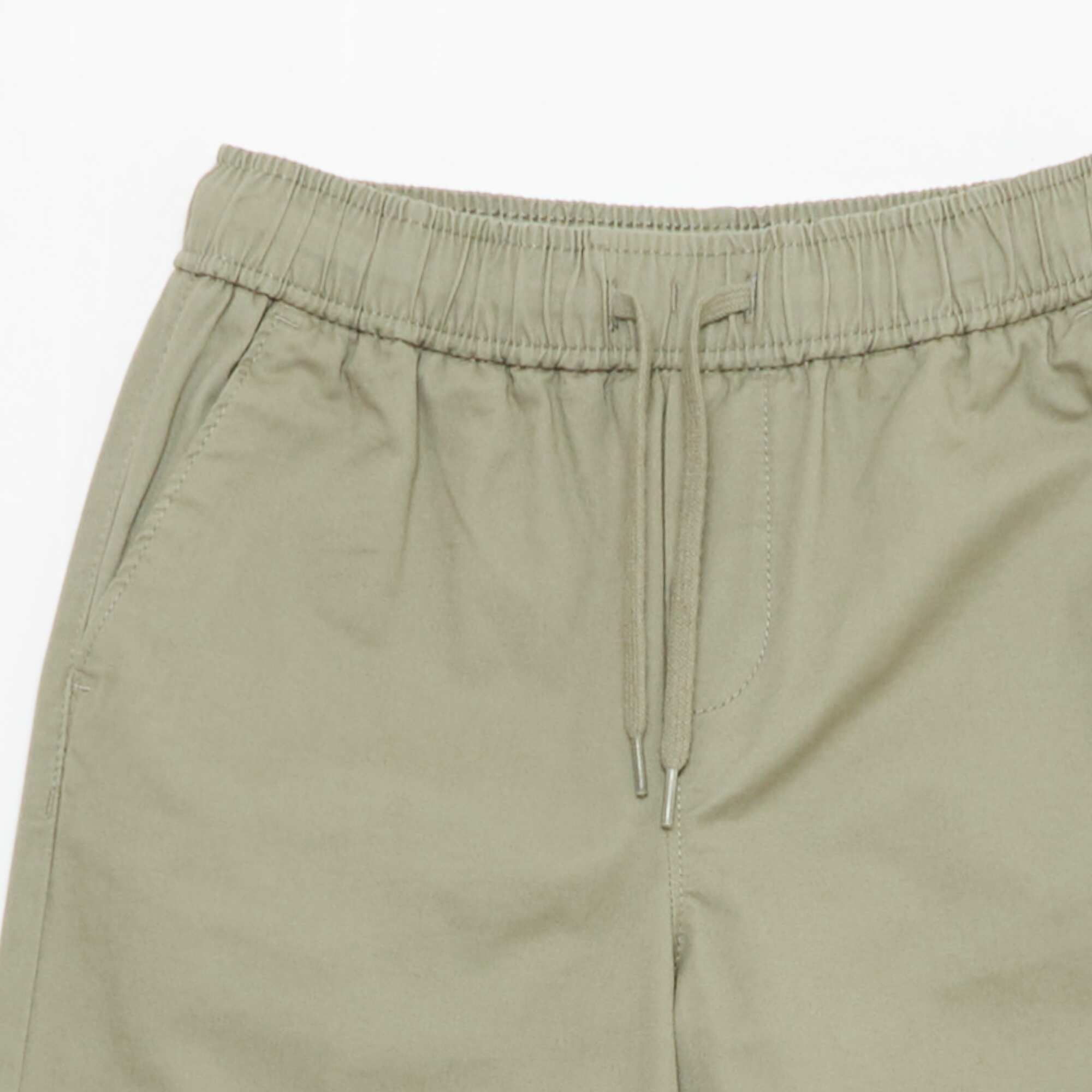 Plain Joggers with Cuffed Hems GREEN - Image 3