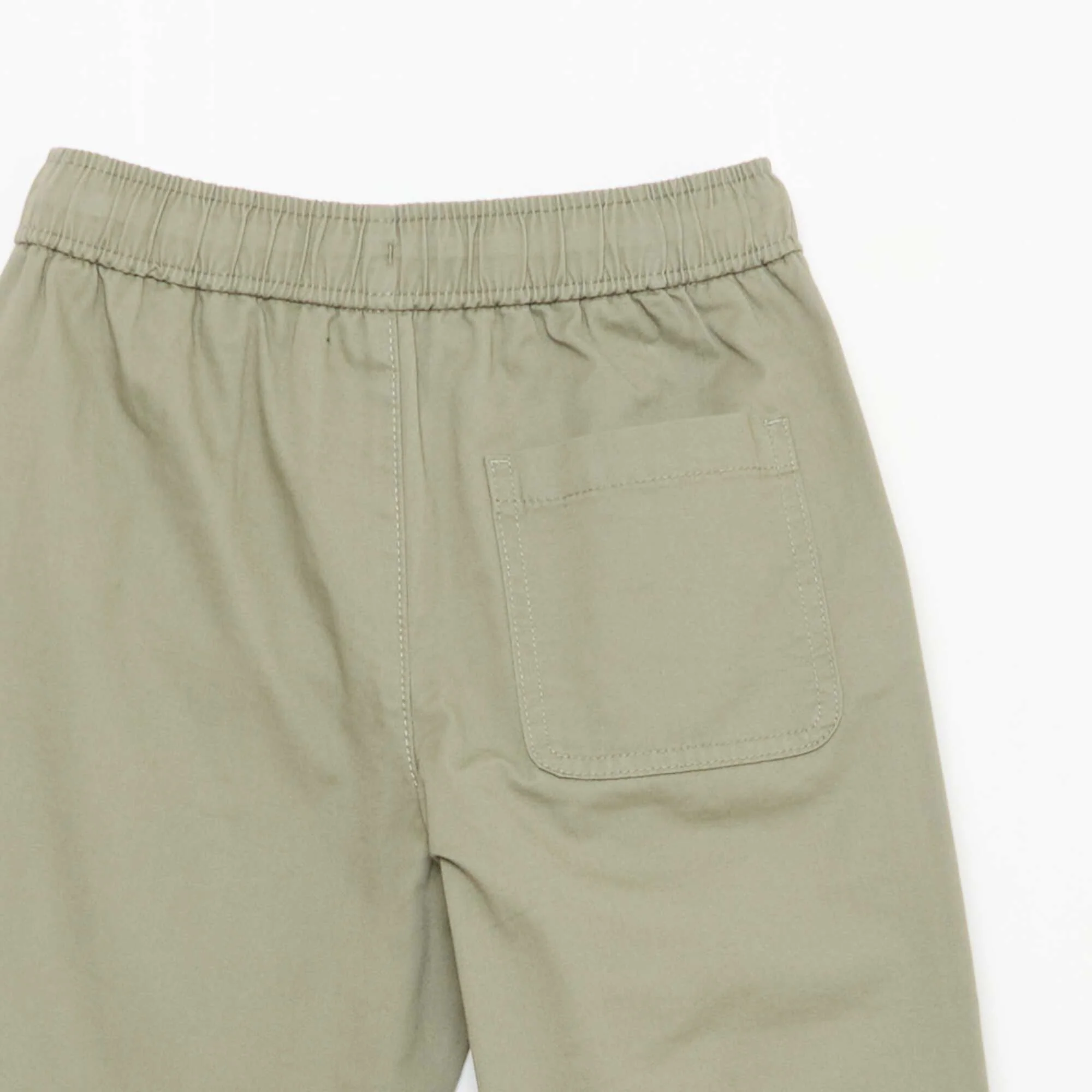 Plain Joggers with Cuffed Hems GREEN - Image 5