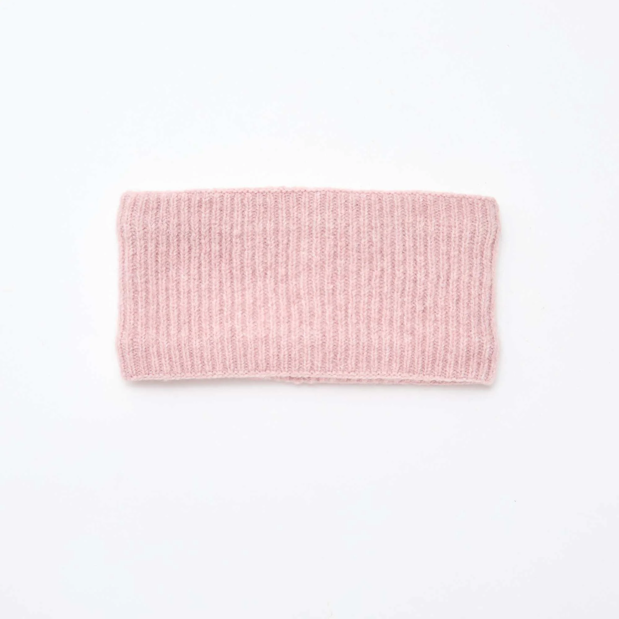 Plain Knit Scarf PINK - Image 3