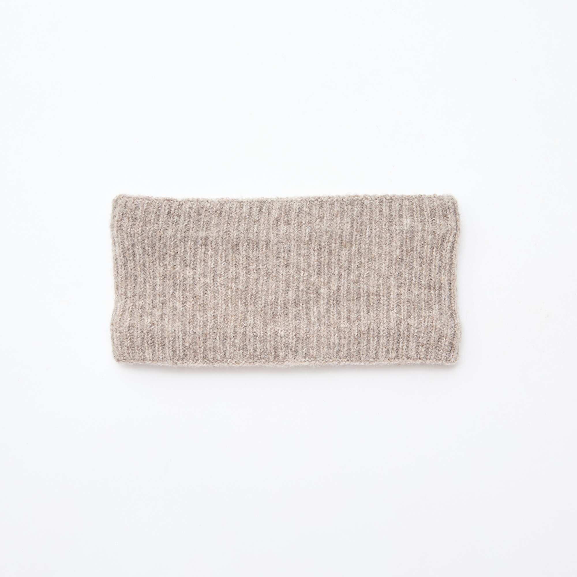 Plain Knit Snood BEIGE - Image 3