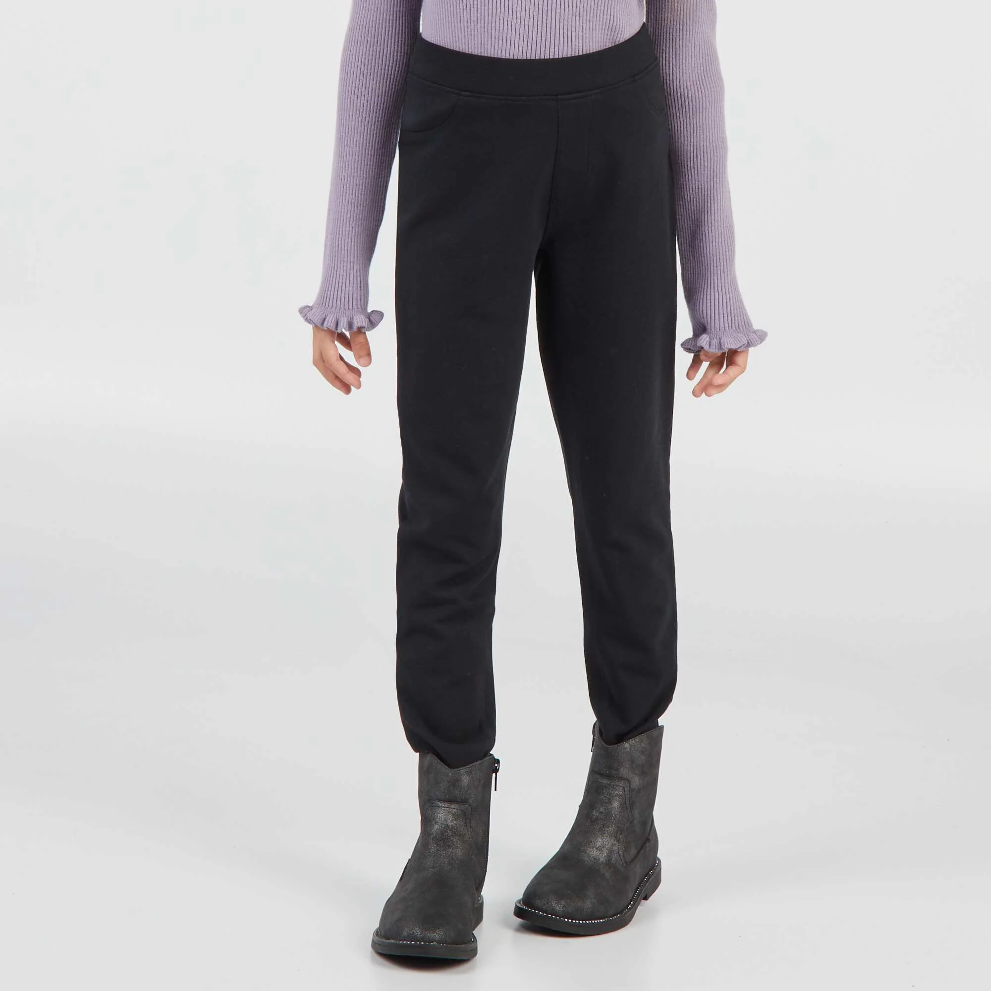 Plain leggings black - Image 2