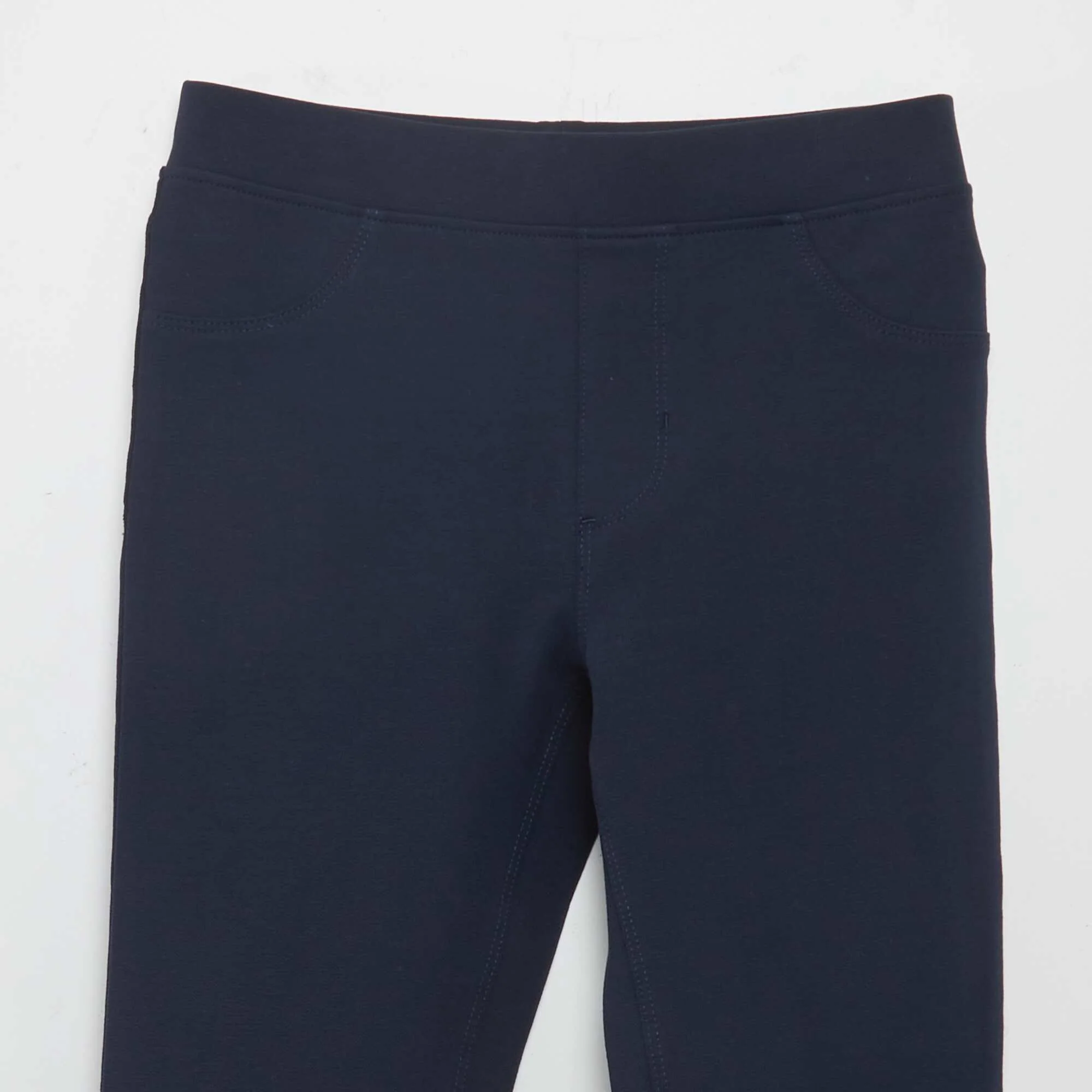 Plain leggings blue - Image 3