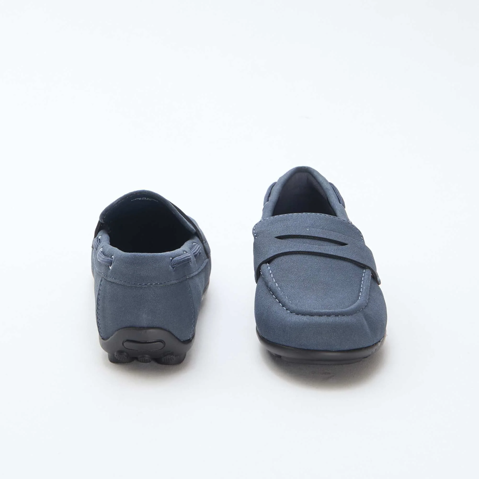 Plain Loafers BLUE - Image 3