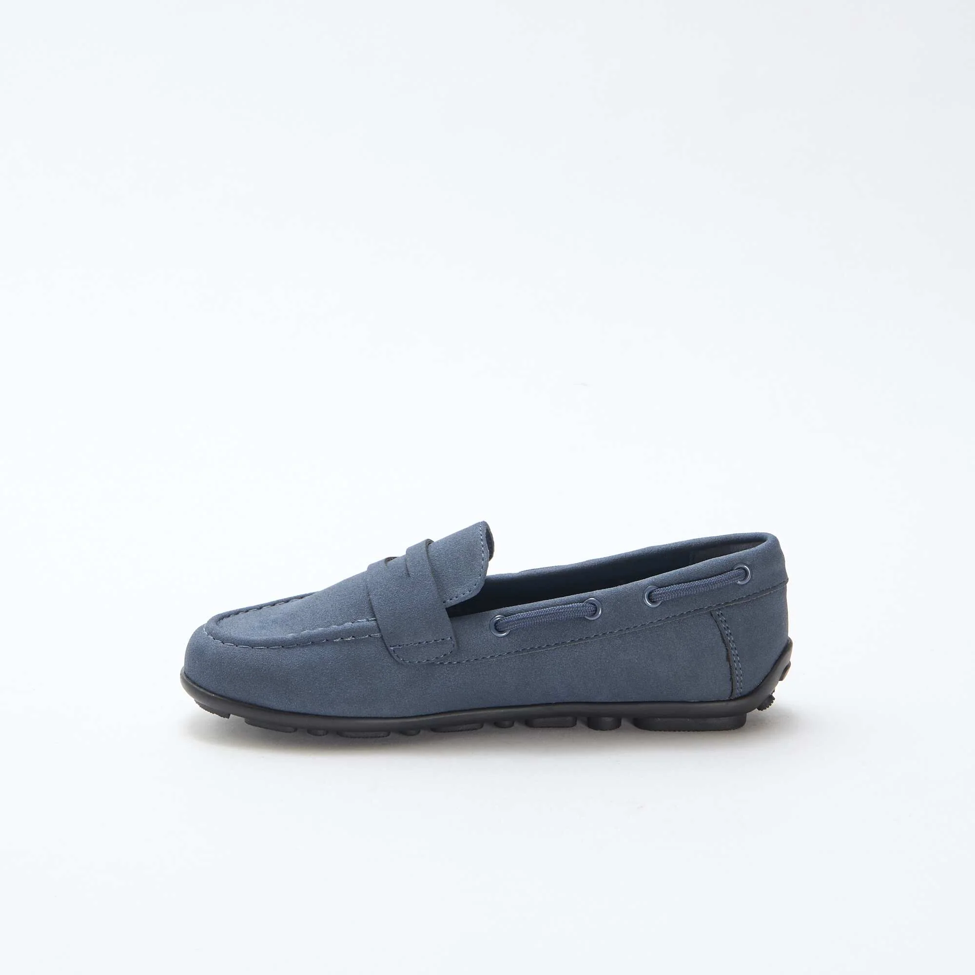 Plain Loafers BLUE - Image 4