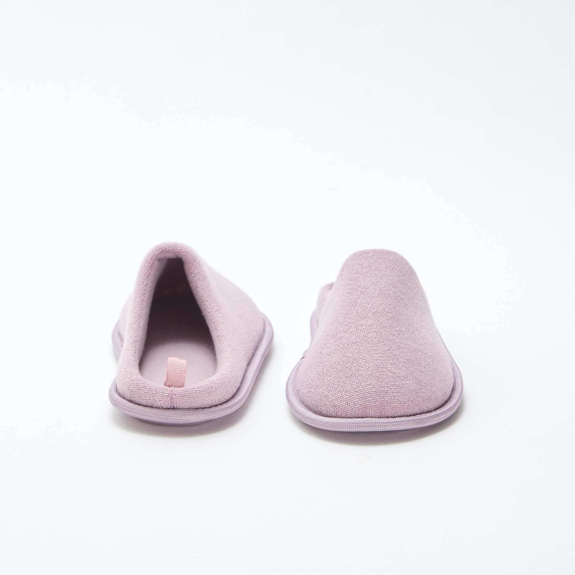 Plain mule slippers PURPLE - Image 3