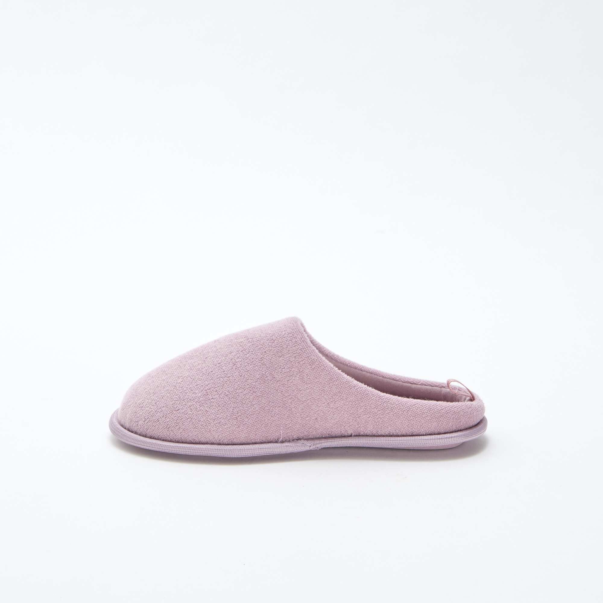 Plain mule slippers PURPLE - Image 4