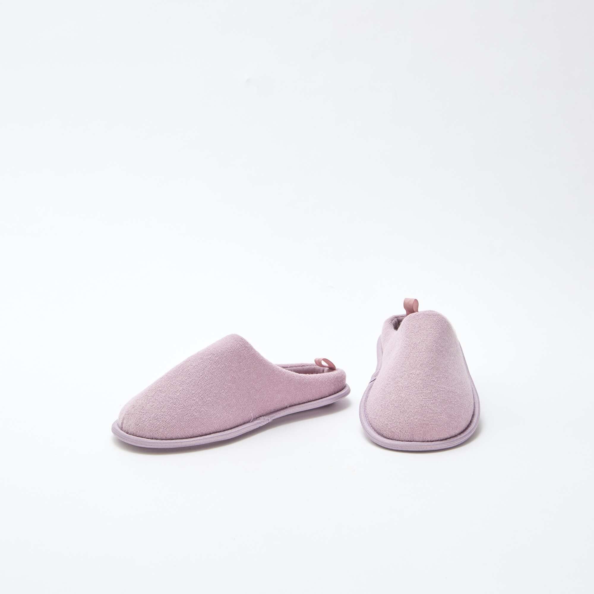 Plain mule slippers PURPLE - Image 5