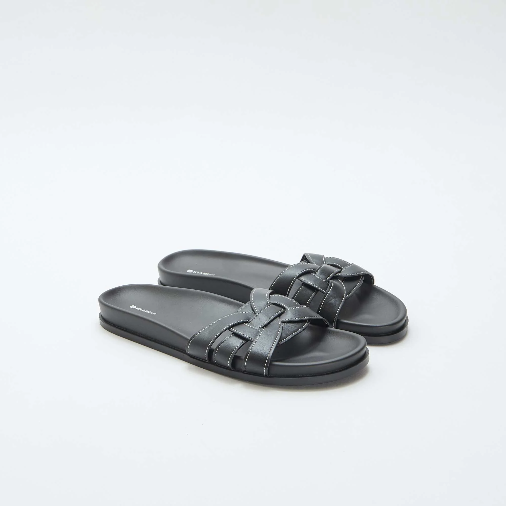 Plain Mules BLACK