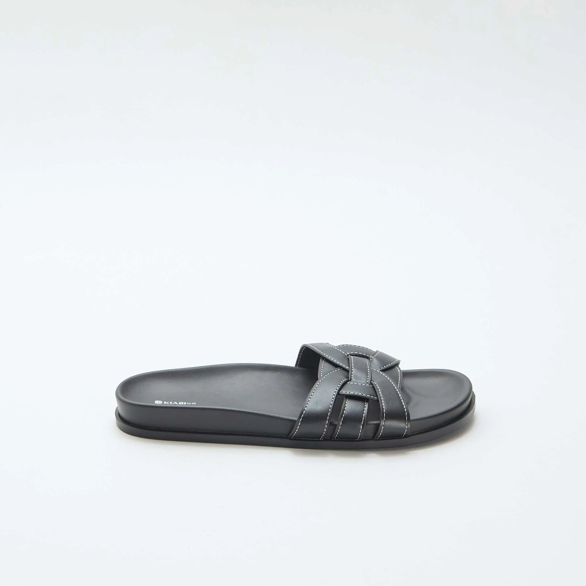 Plain Mules BLACK - Image 2