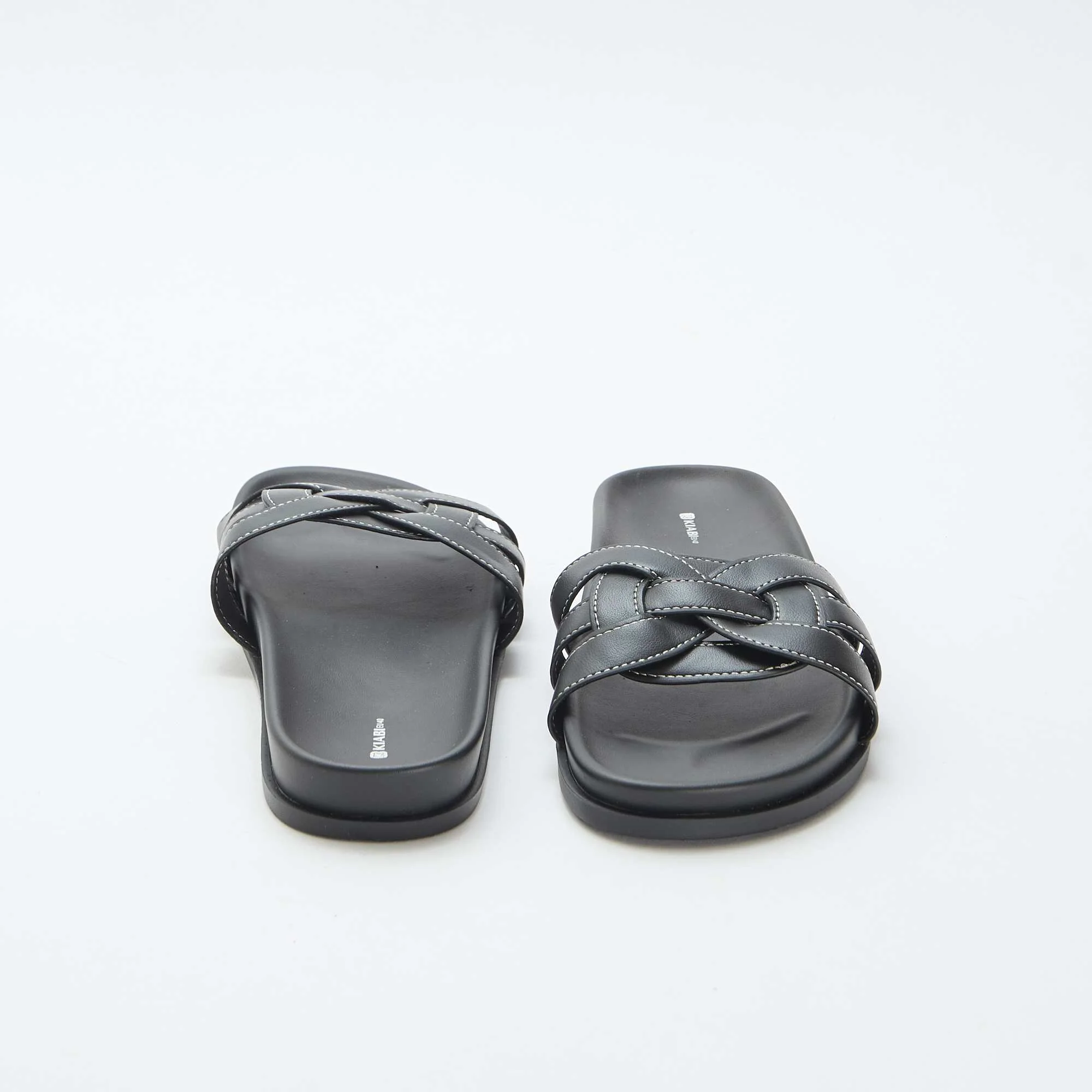 Plain Mules BLACK - Image 3
