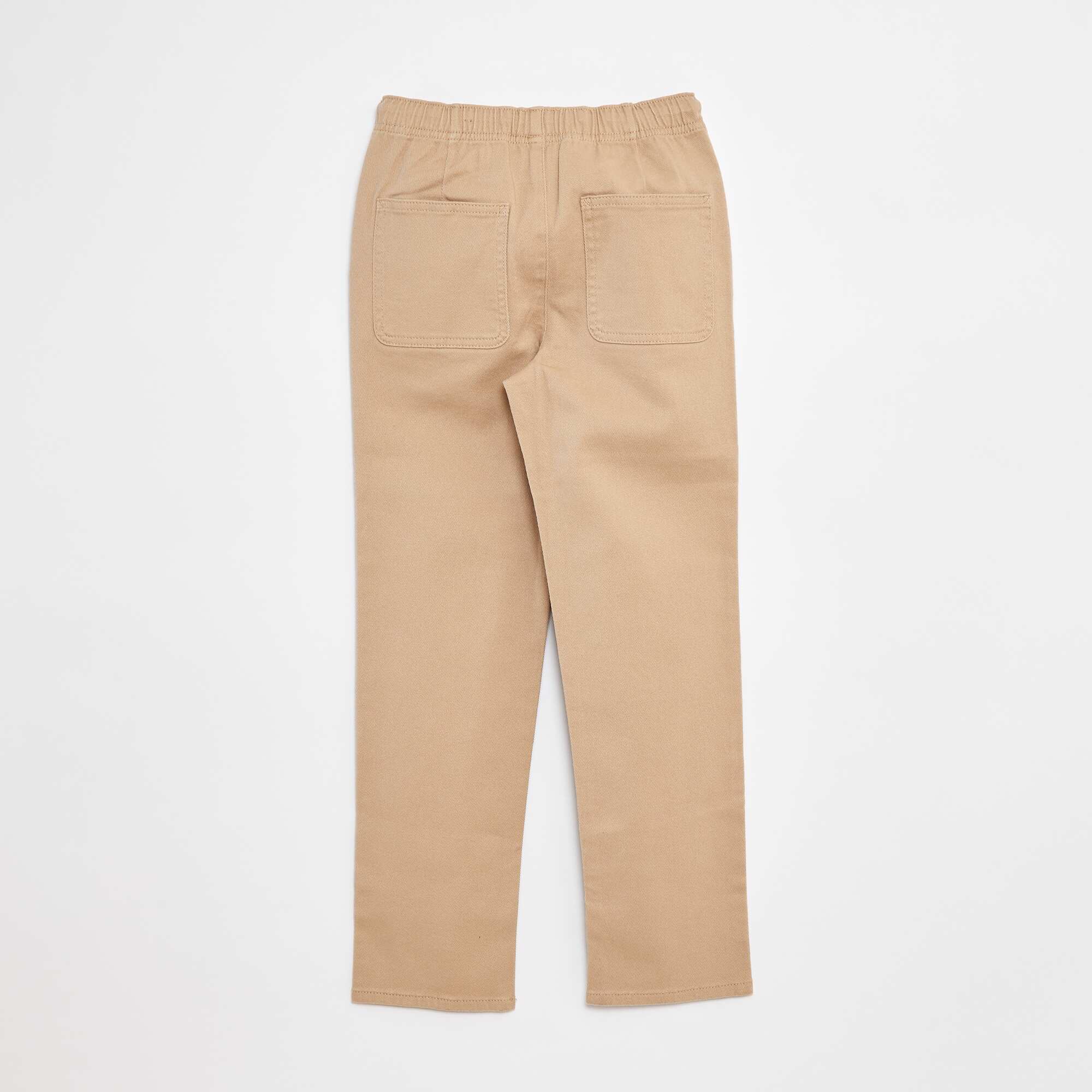 Plain regular-fit trousers BEIGE - Image 2