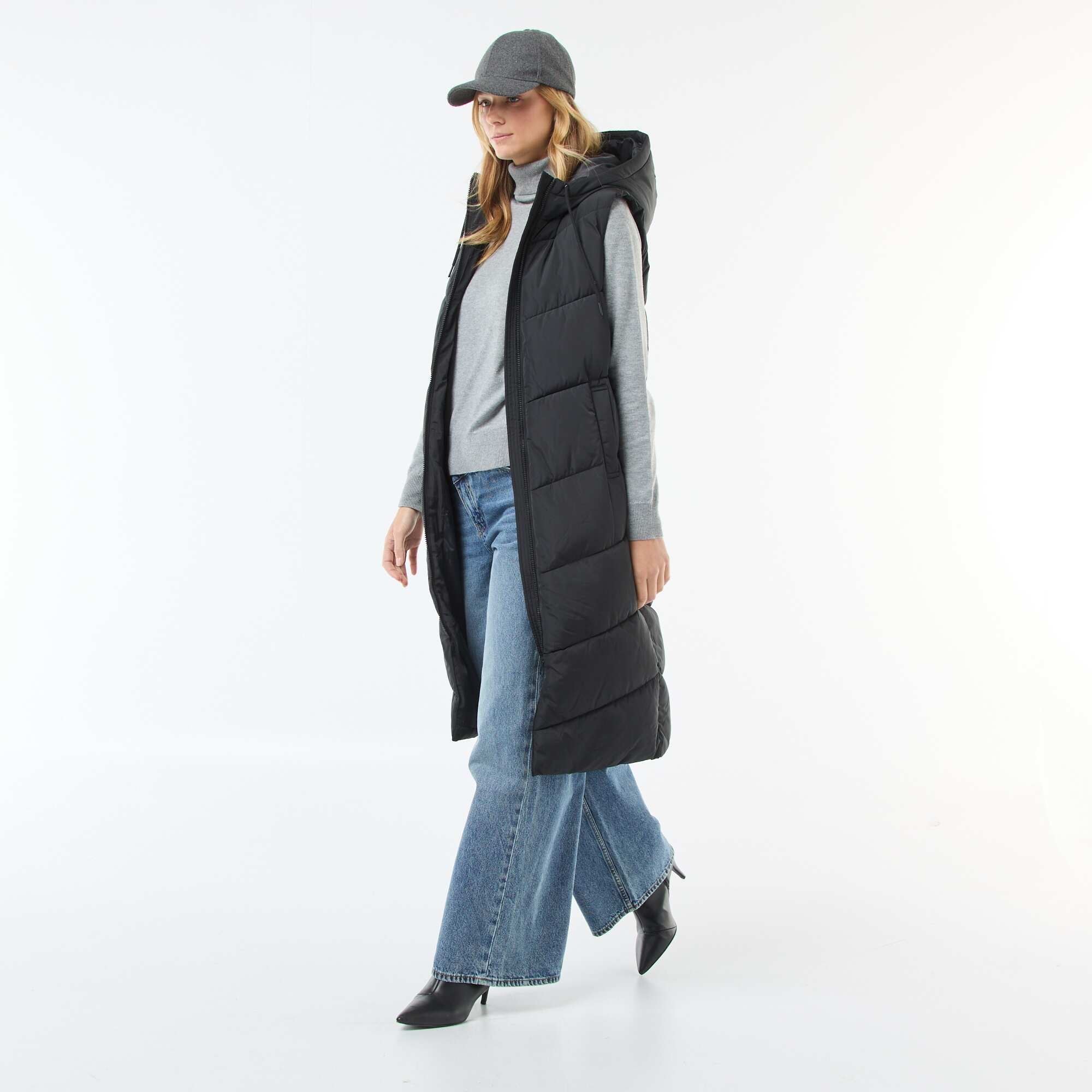 Plain Roll Neck Jumper GREY - Image 2