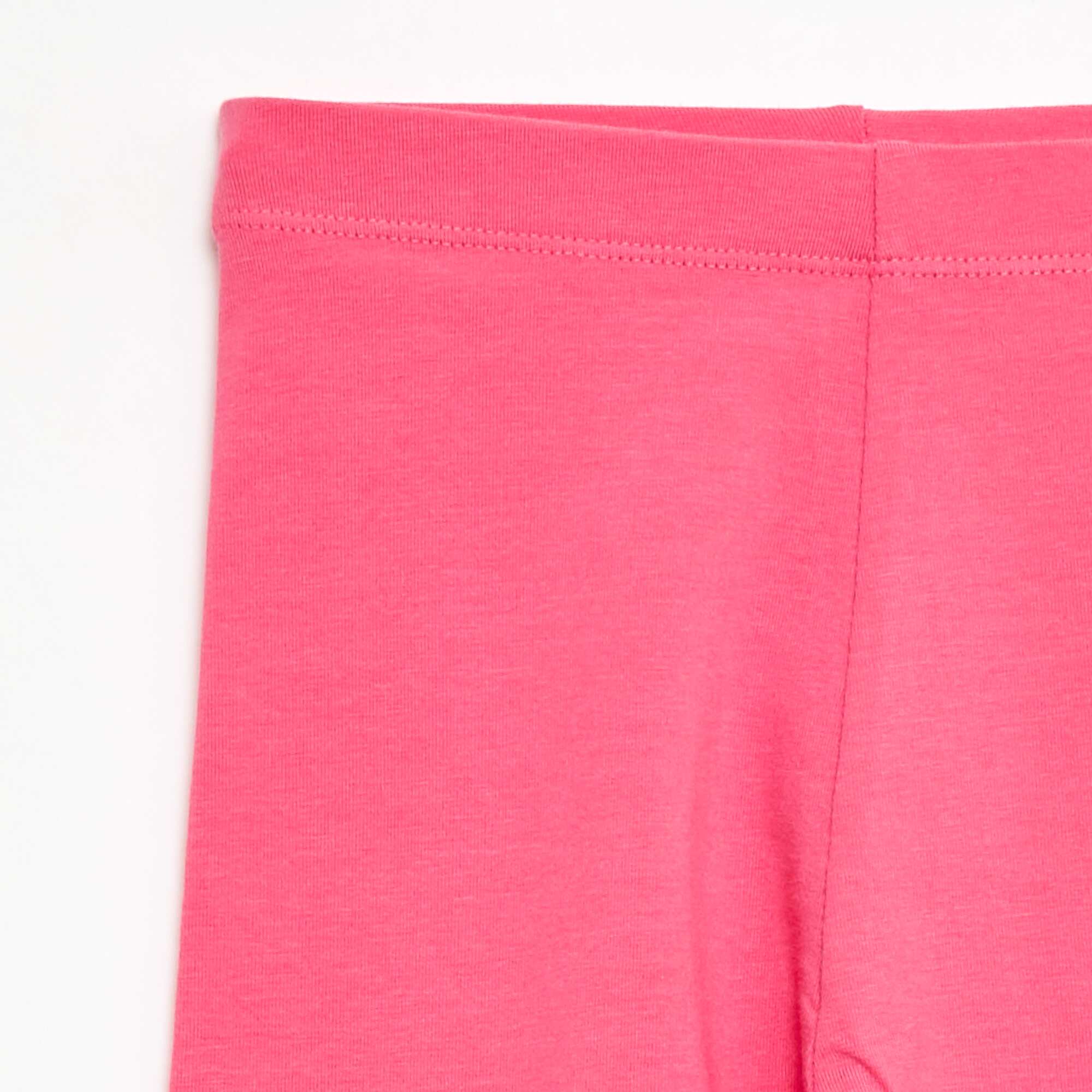 Plain Short Leggings PINK - Image 2