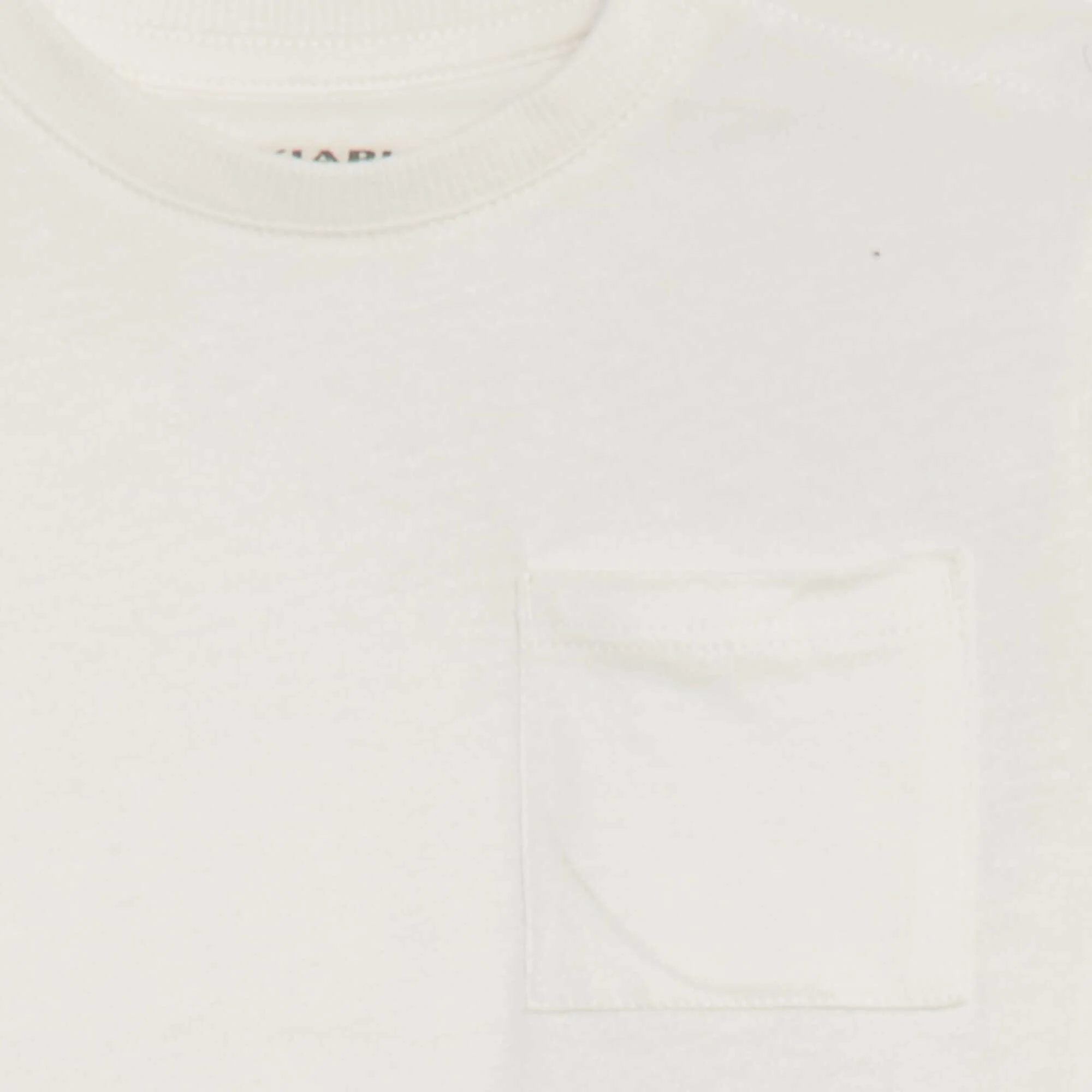 Plain short-sleeved T-shirt WHITE - Image 2