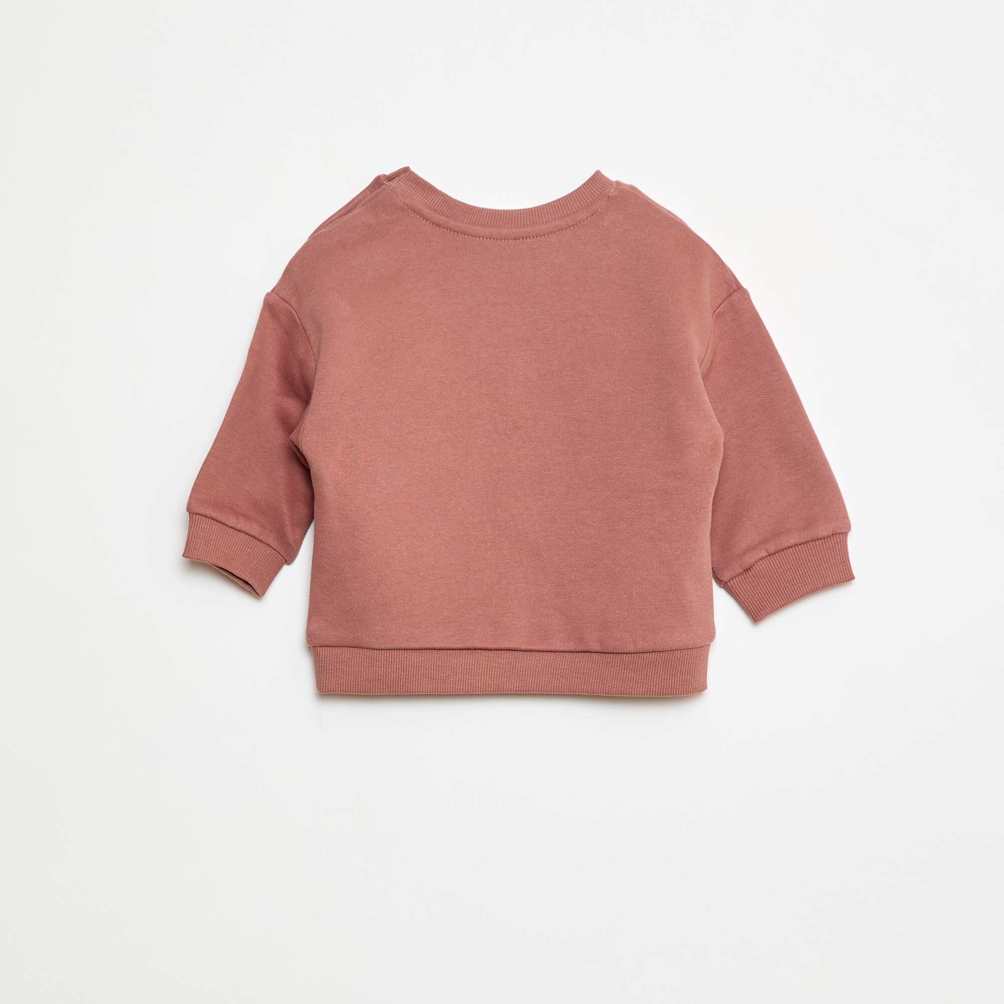 Plain sweatshirt BROWN - Image 2