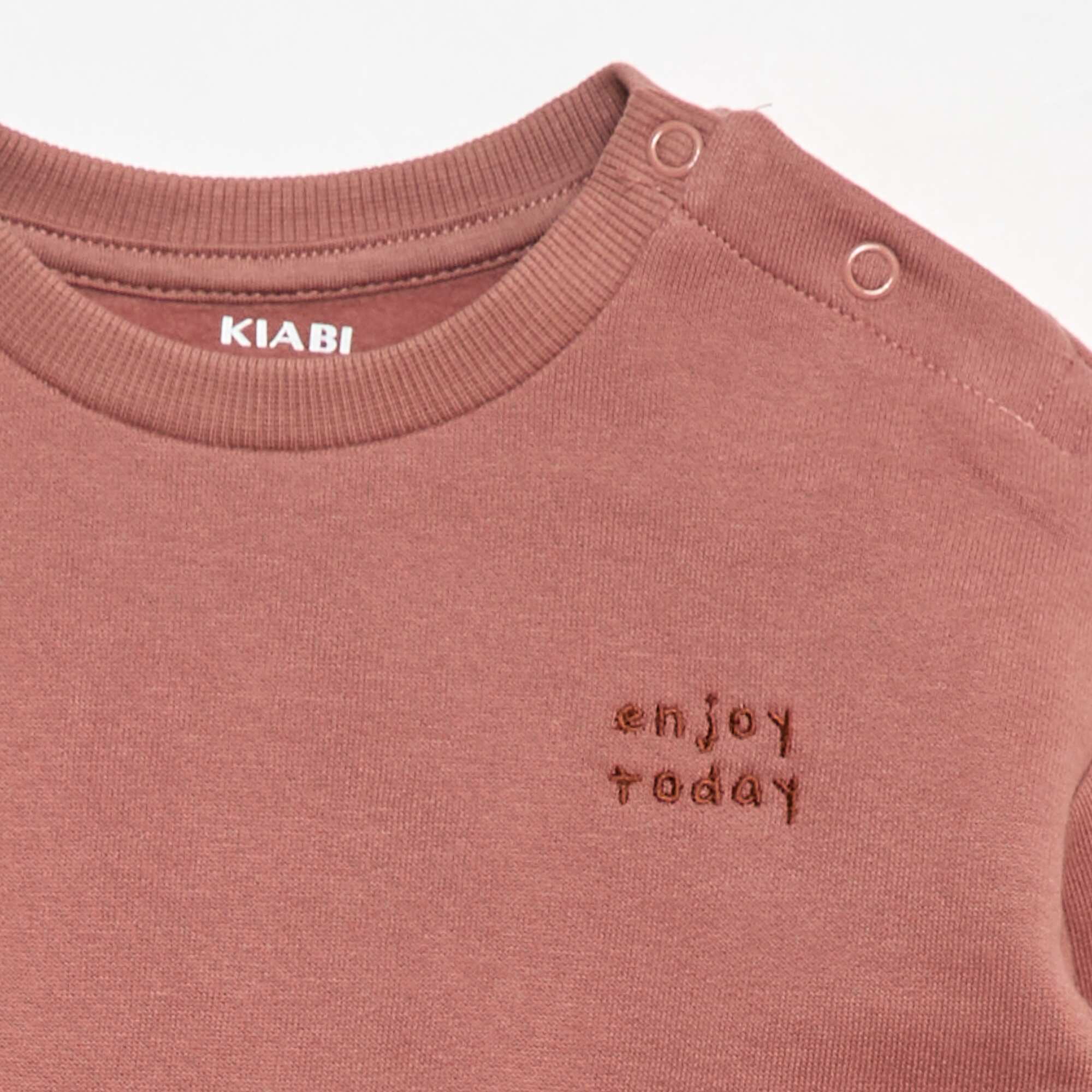 Plain sweatshirt BROWN - Image 3