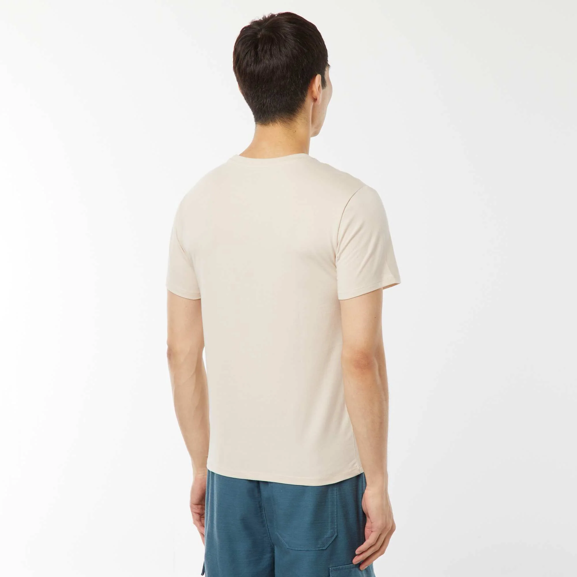 Plain T-shirt - Slim fit GREY - Image 3