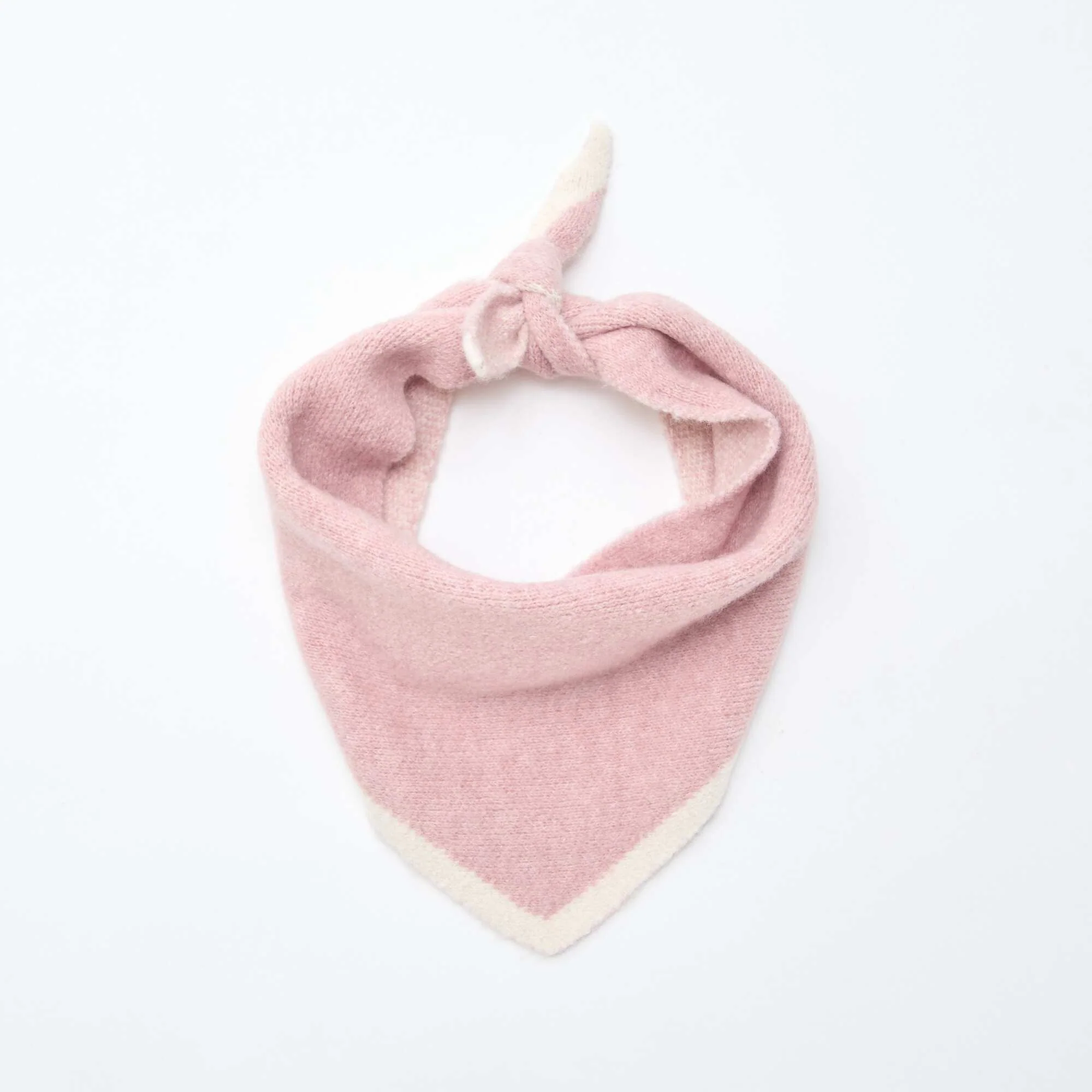 Plain Triangle Scarf PINK