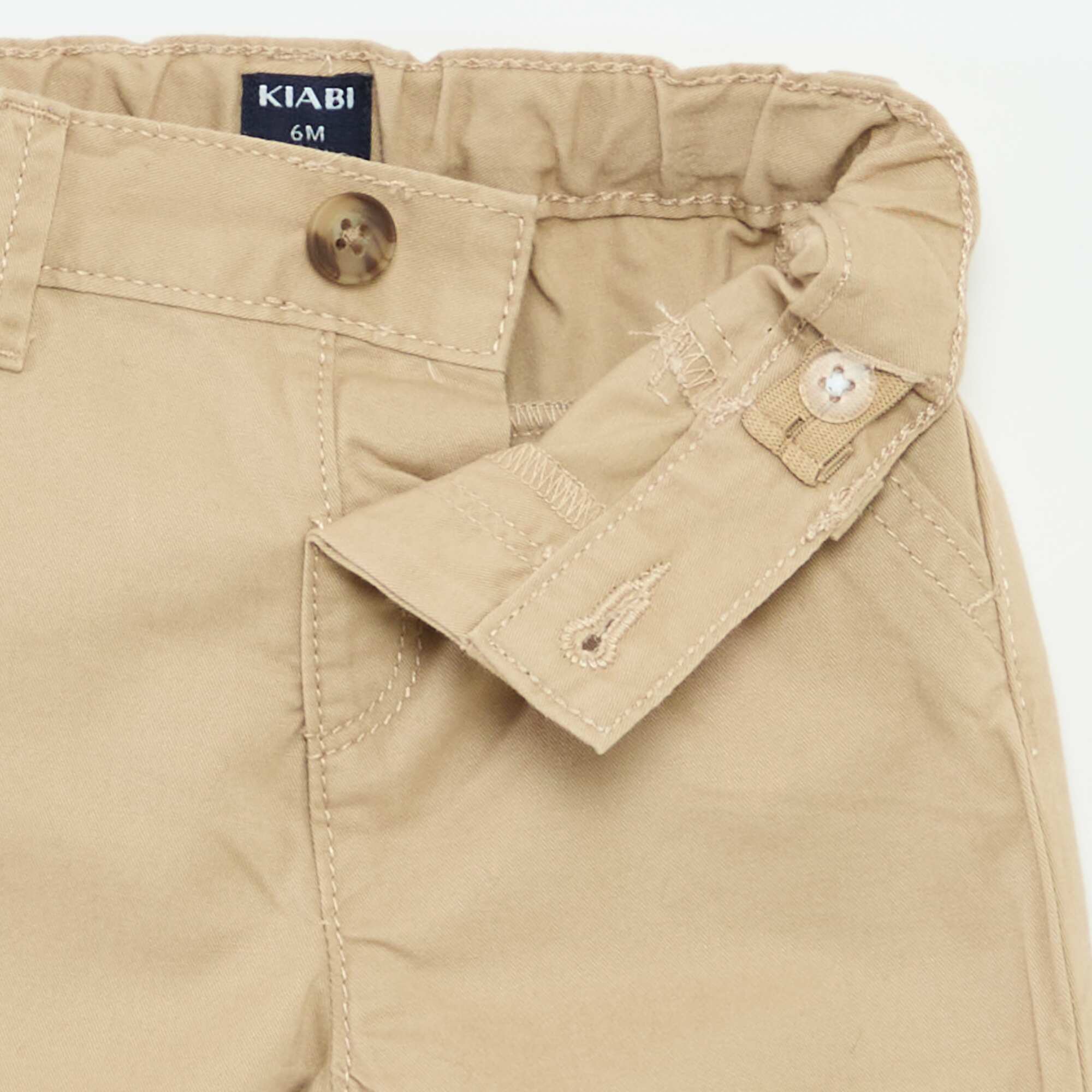 Plain Twill Chino Shorts BEIGE - Image 2