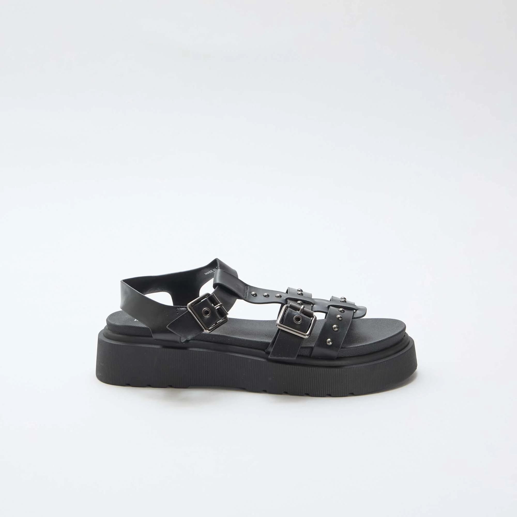 Platform Sole Sandals BLACK - Image 2