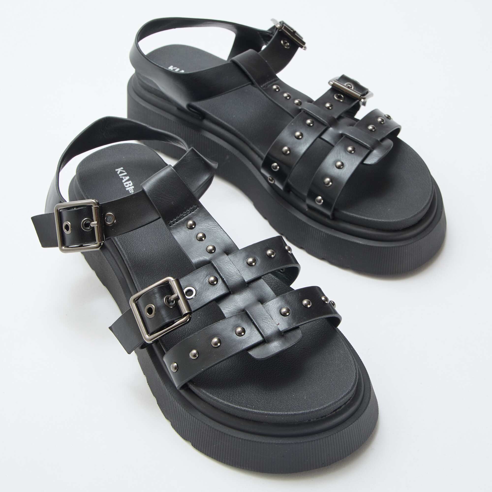 Platform Sole Sandals BLACK - Image 5