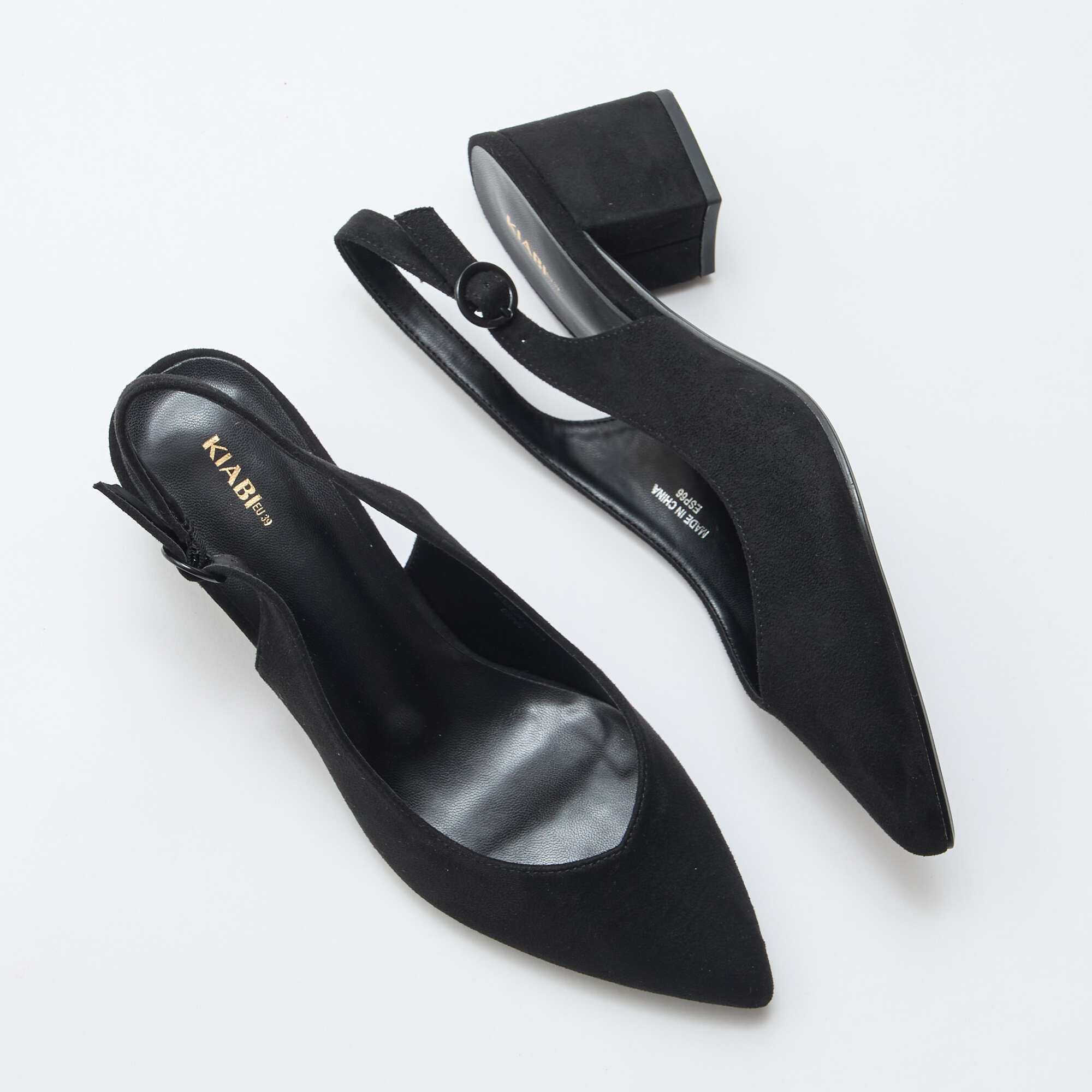 Pointed-Toe Heels BLACK - Image 5