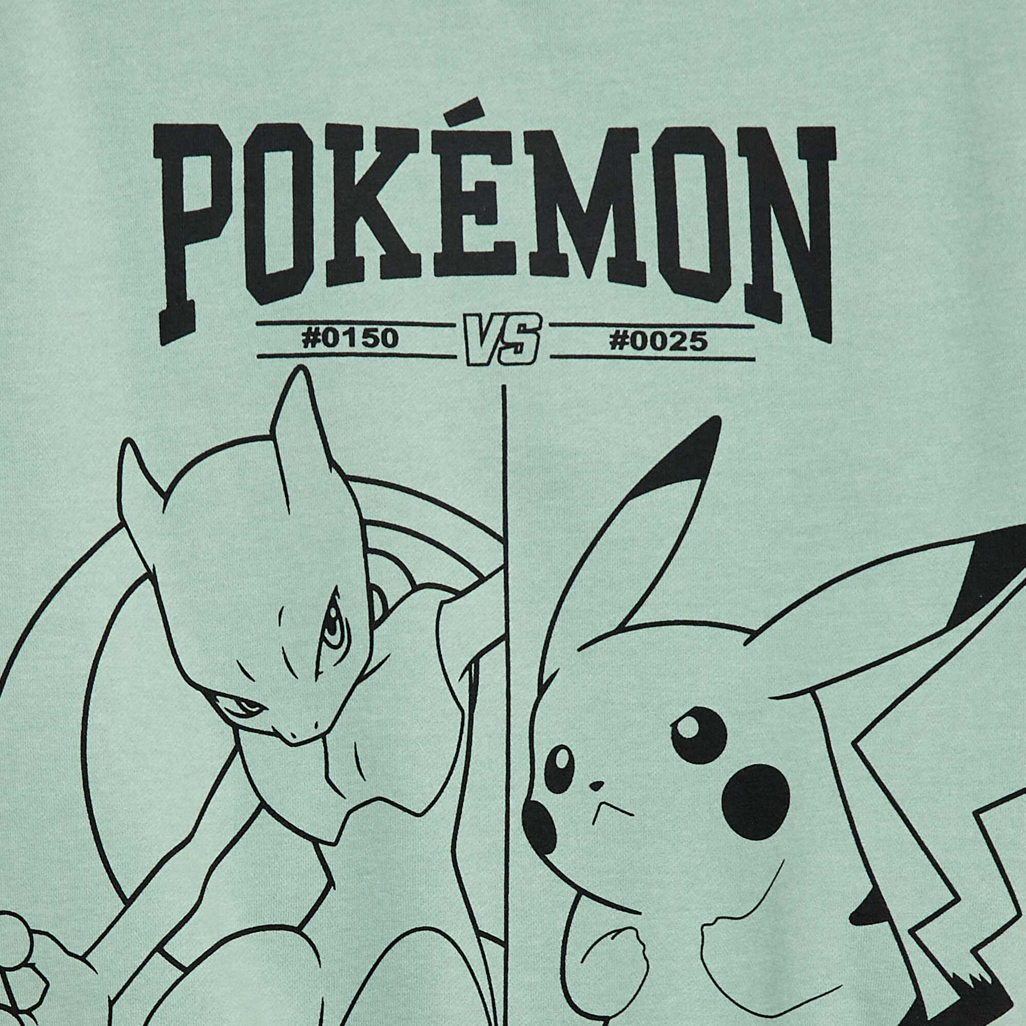 Pokémon Crew Neck Sweatshirt GREEN - Image 2
