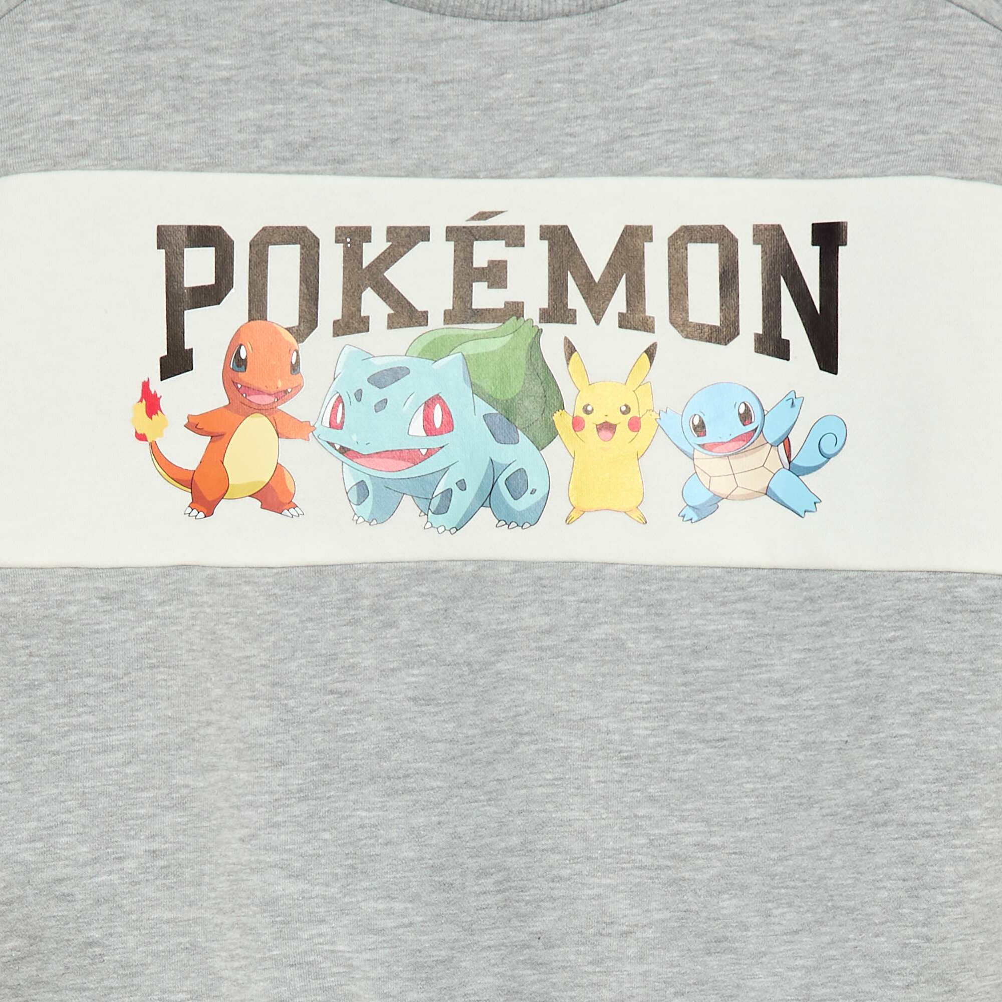 Pokémon Crew Neck Sweatshirt GREY - Image 2