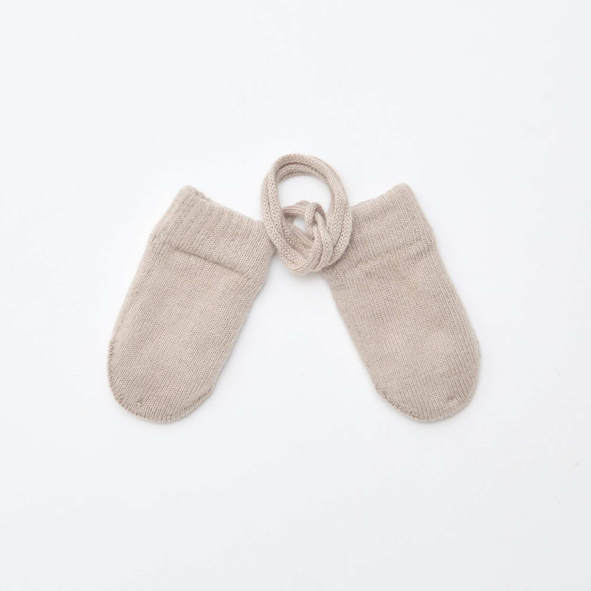 Polar Fleece Mittens BEIGE
