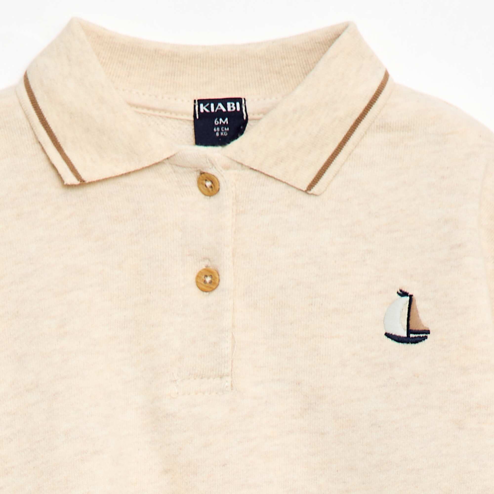 Polo + Trousers Set - 2 pieces BEIGE - Image 3