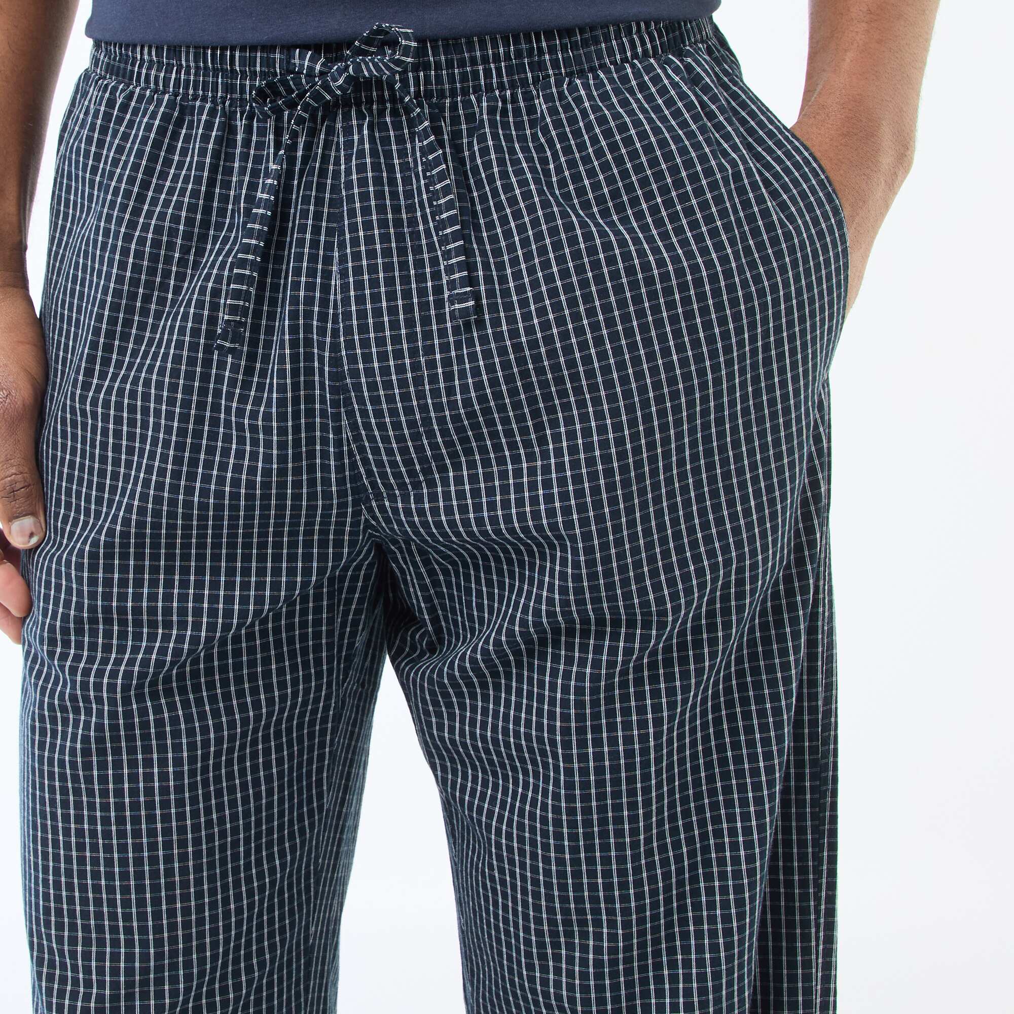 Poplin Long Pyjama Set - 2 Piece BLUE - Image 3