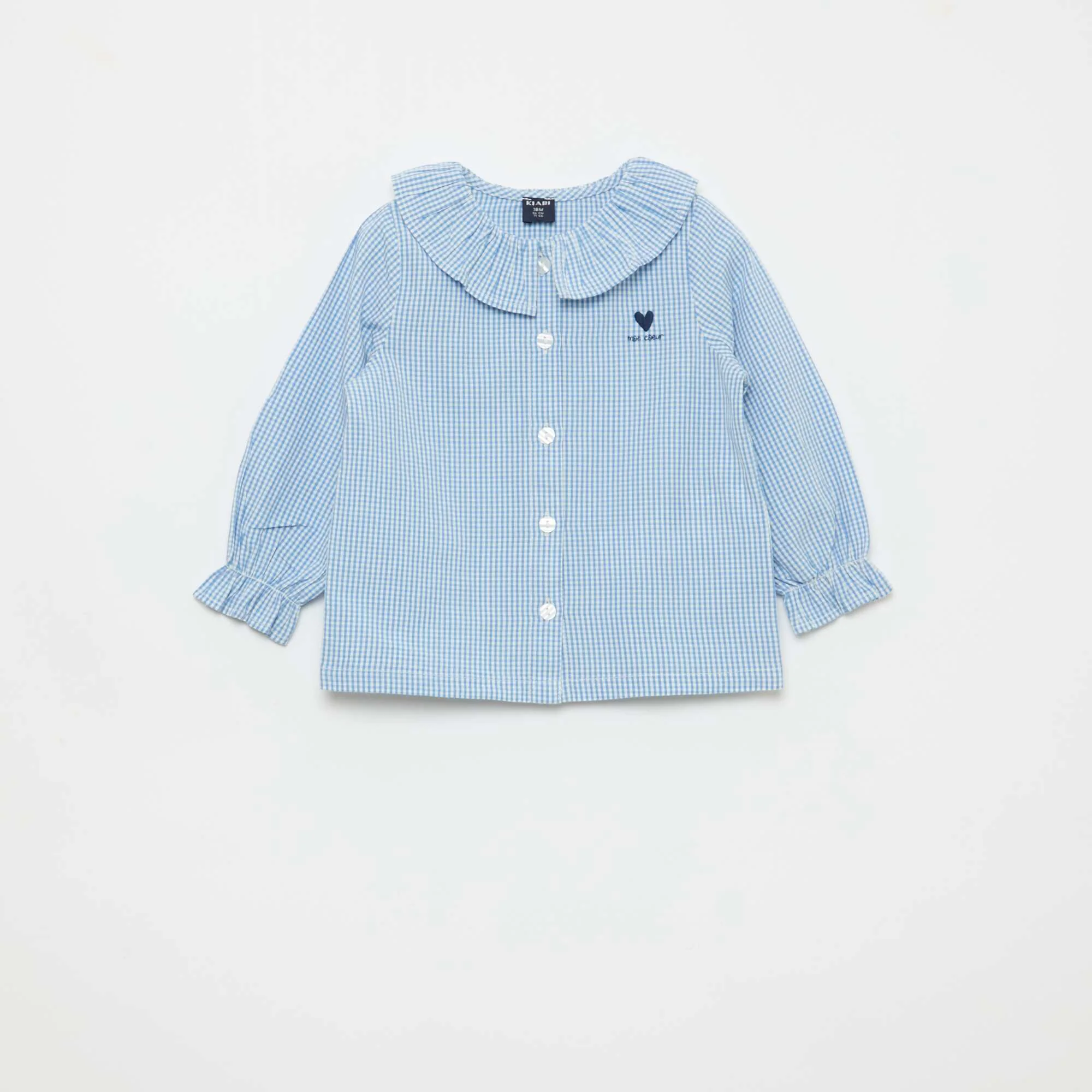 Poplin Pajamas - 2-Piece Set BLUE - Image 3
