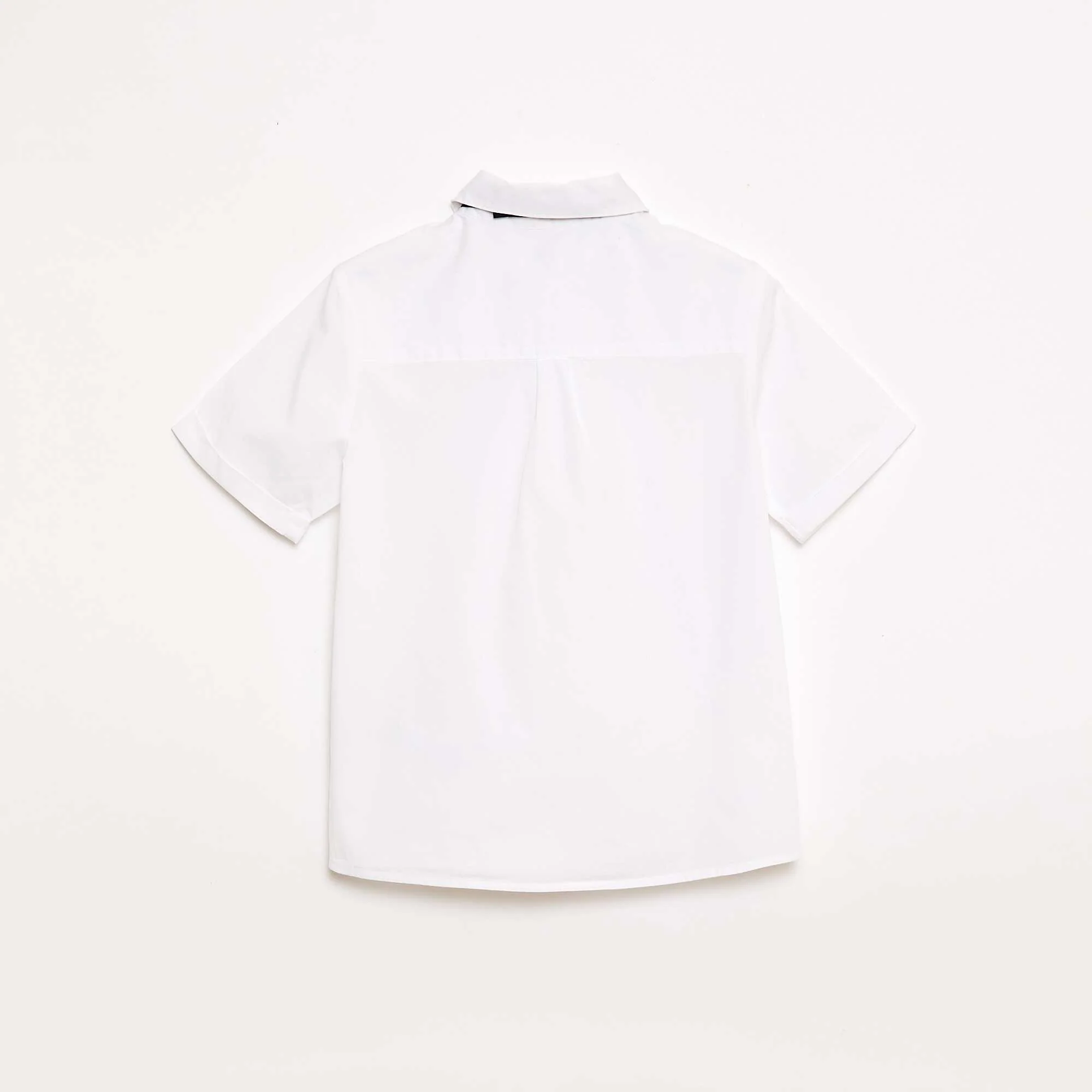 Poplin Shirt with Bow Tie WHITE - Image 2