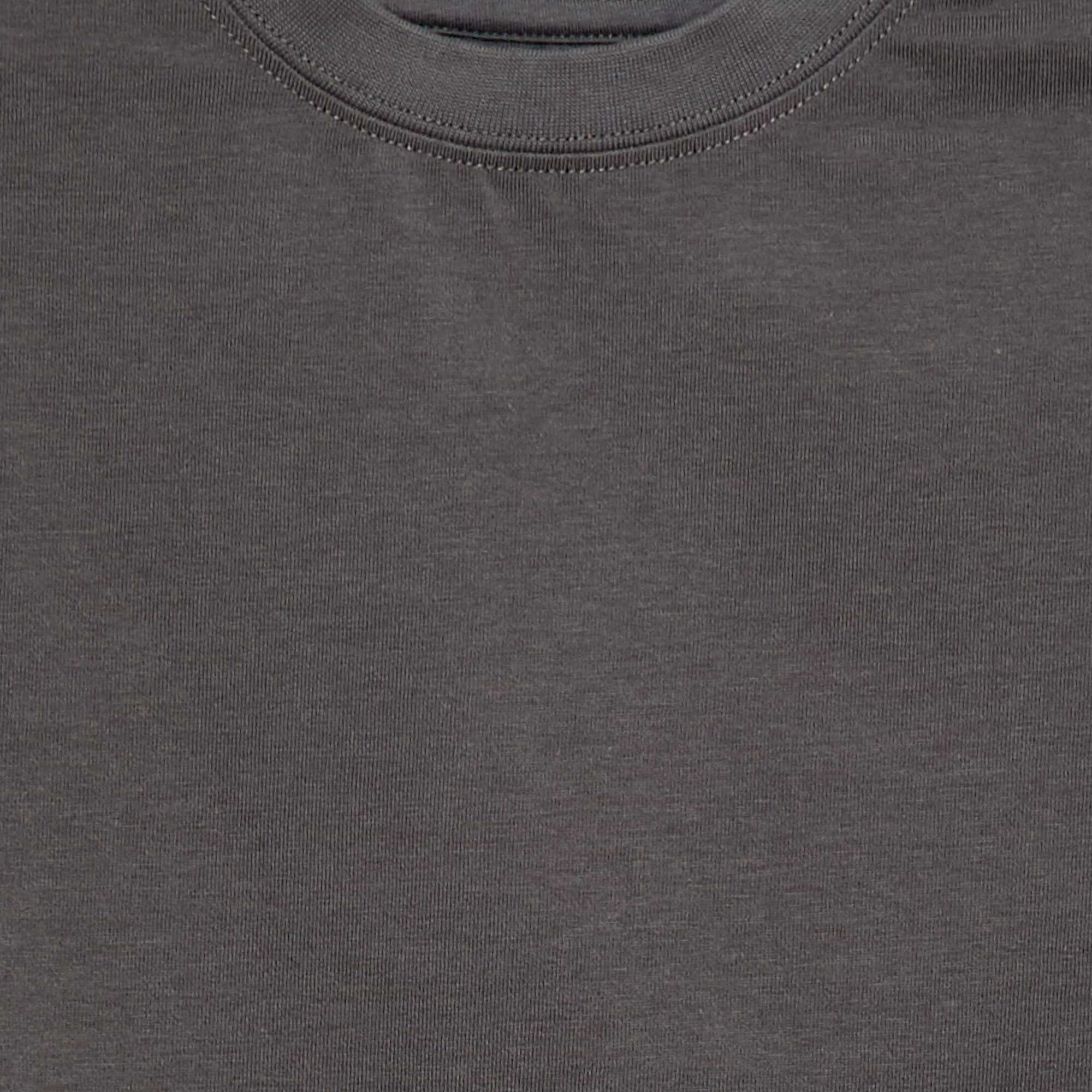 Premium Cotton T-shirt GREY - Image 2
