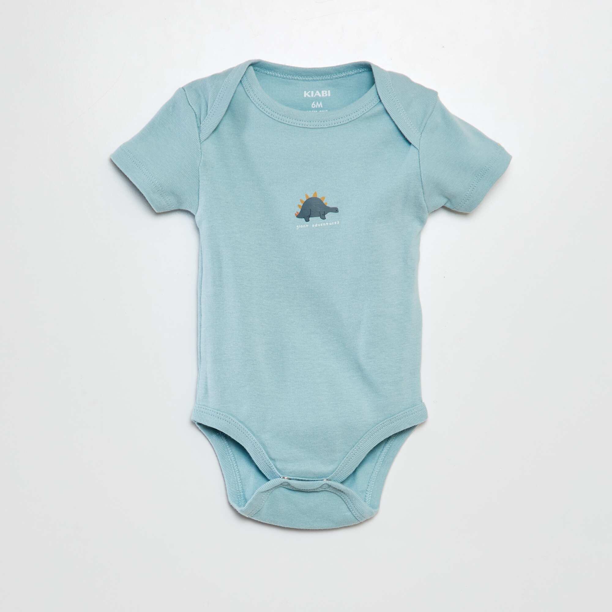 Printed cotton bodysuits - Pack of 3 BROWN - Image 2