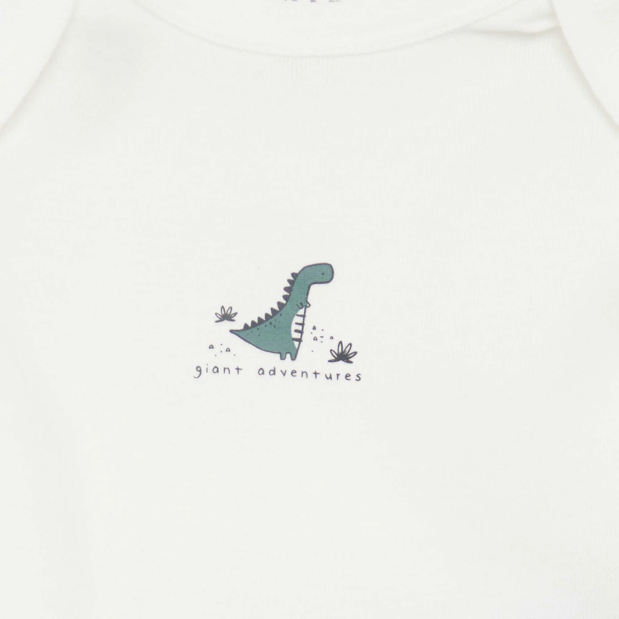 Printed cotton bodysuits - Pack of 3 GREEN - Image 5