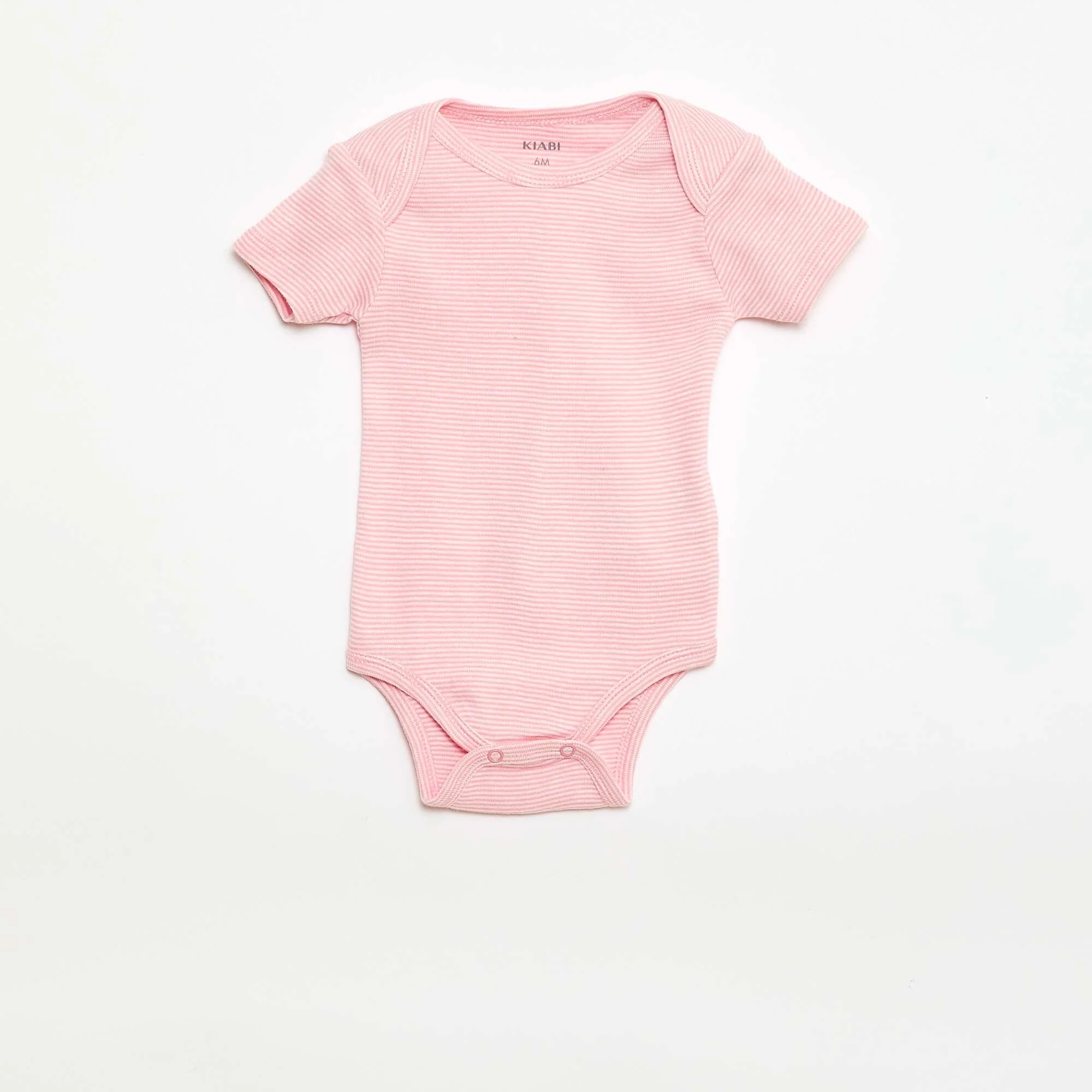 Printed cotton bodysuits - Pack of 3 PINK - Image 3