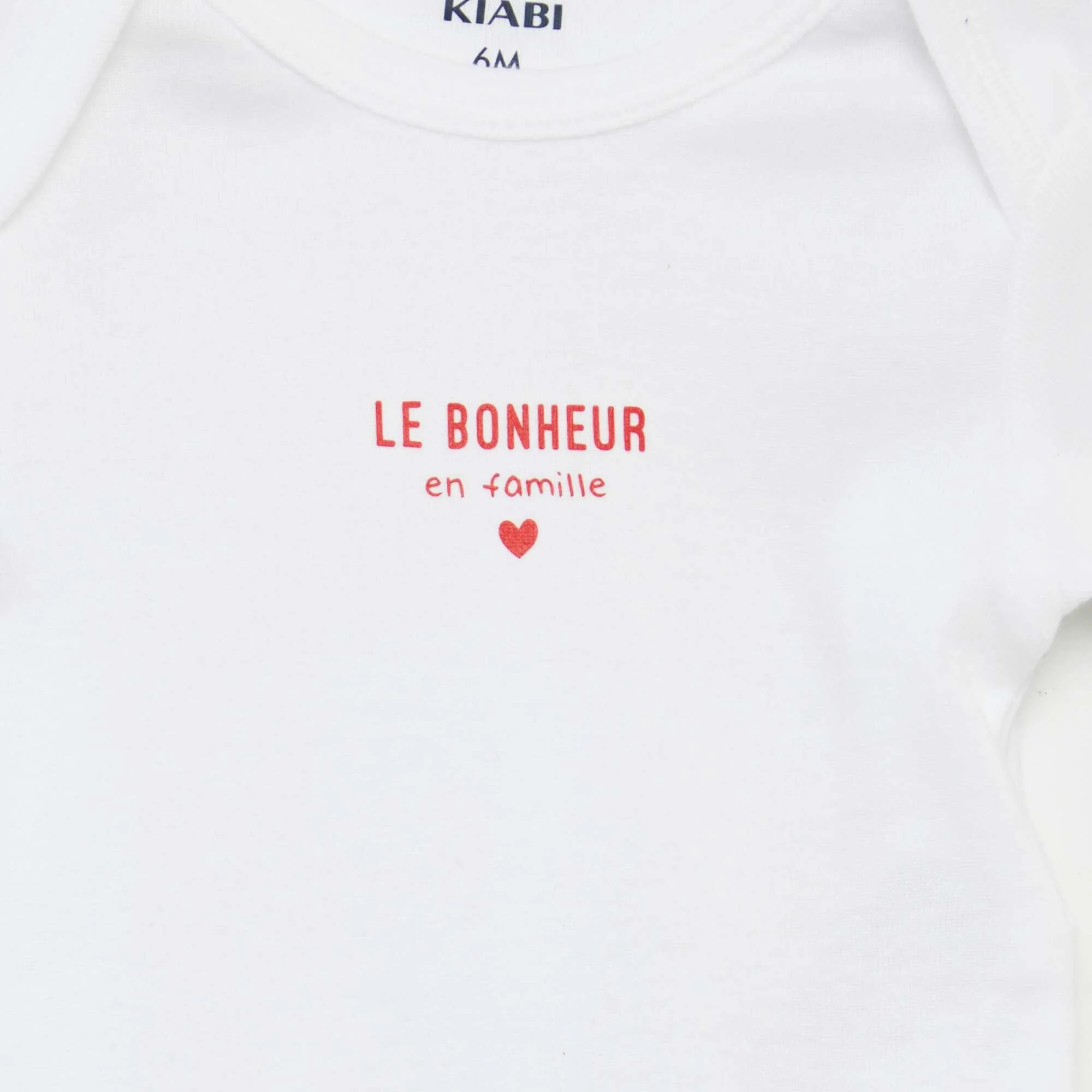 Printed cotton bodysuits - Pack of 3 WHITE - Image 5