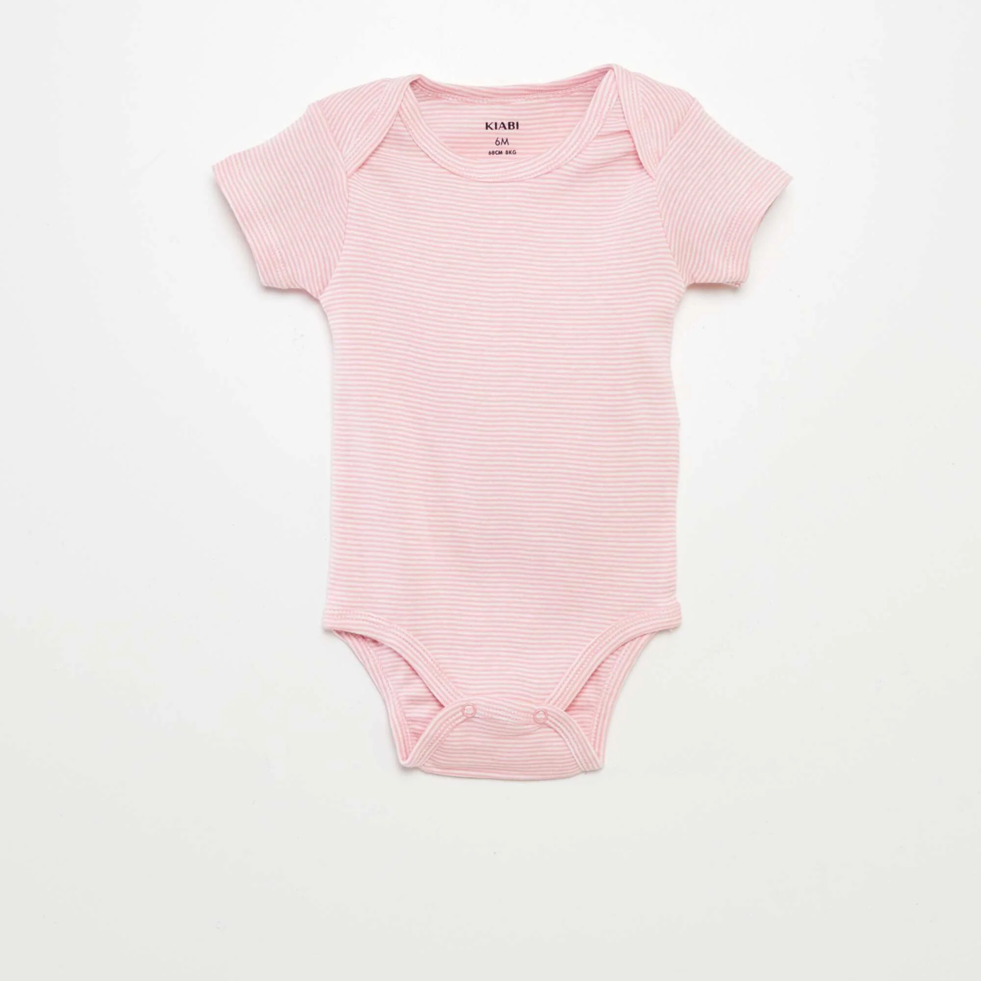Printed cotton bodysuits - Pack of 3 WHITE - Image 2