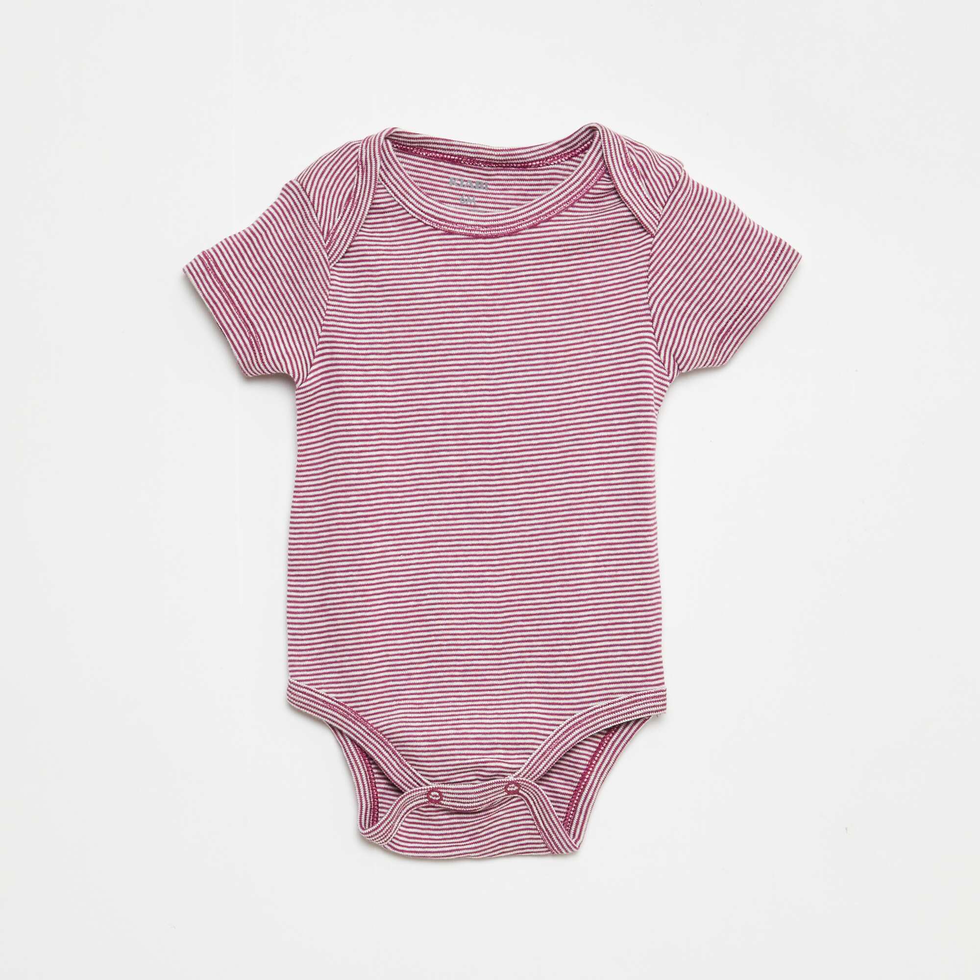 Printed cotton bodysuits - Pack of 3 WHITE - Image 2